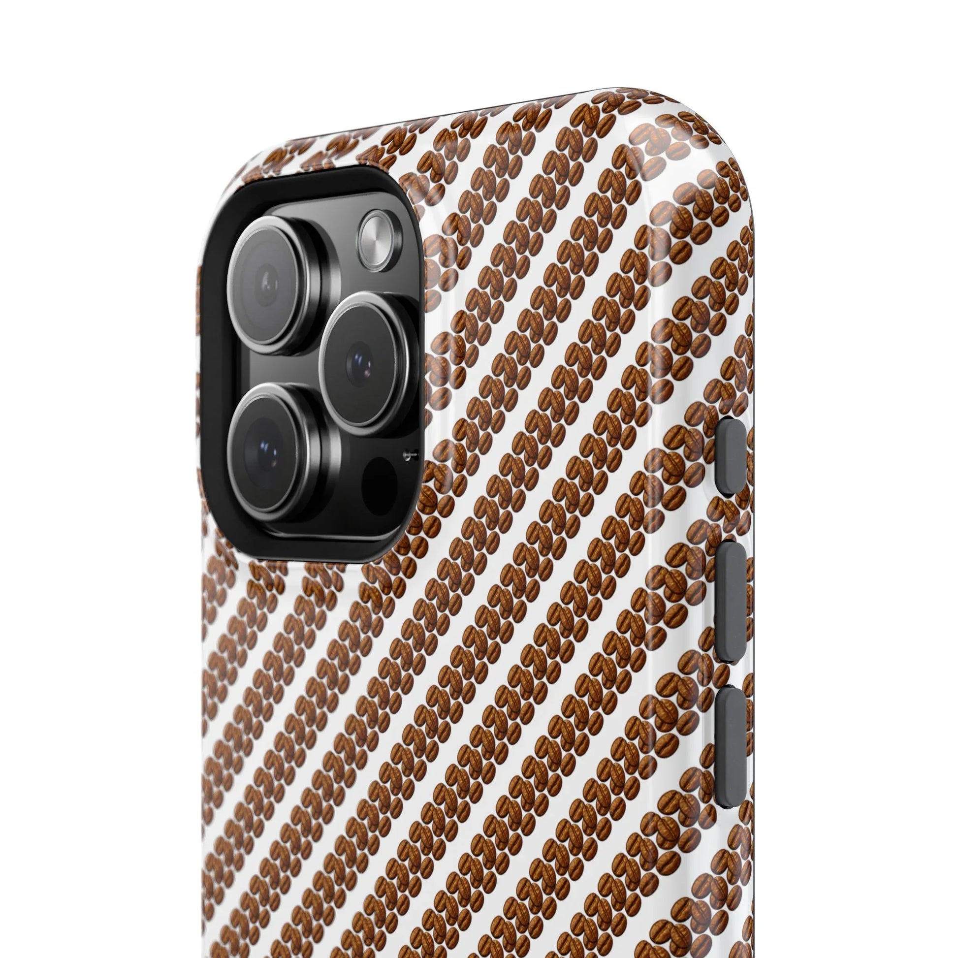 Stylish Coffee Pattern Phone Case for iPhone 11–17 and Galaxy S21–S22 - KARARMDESIGN