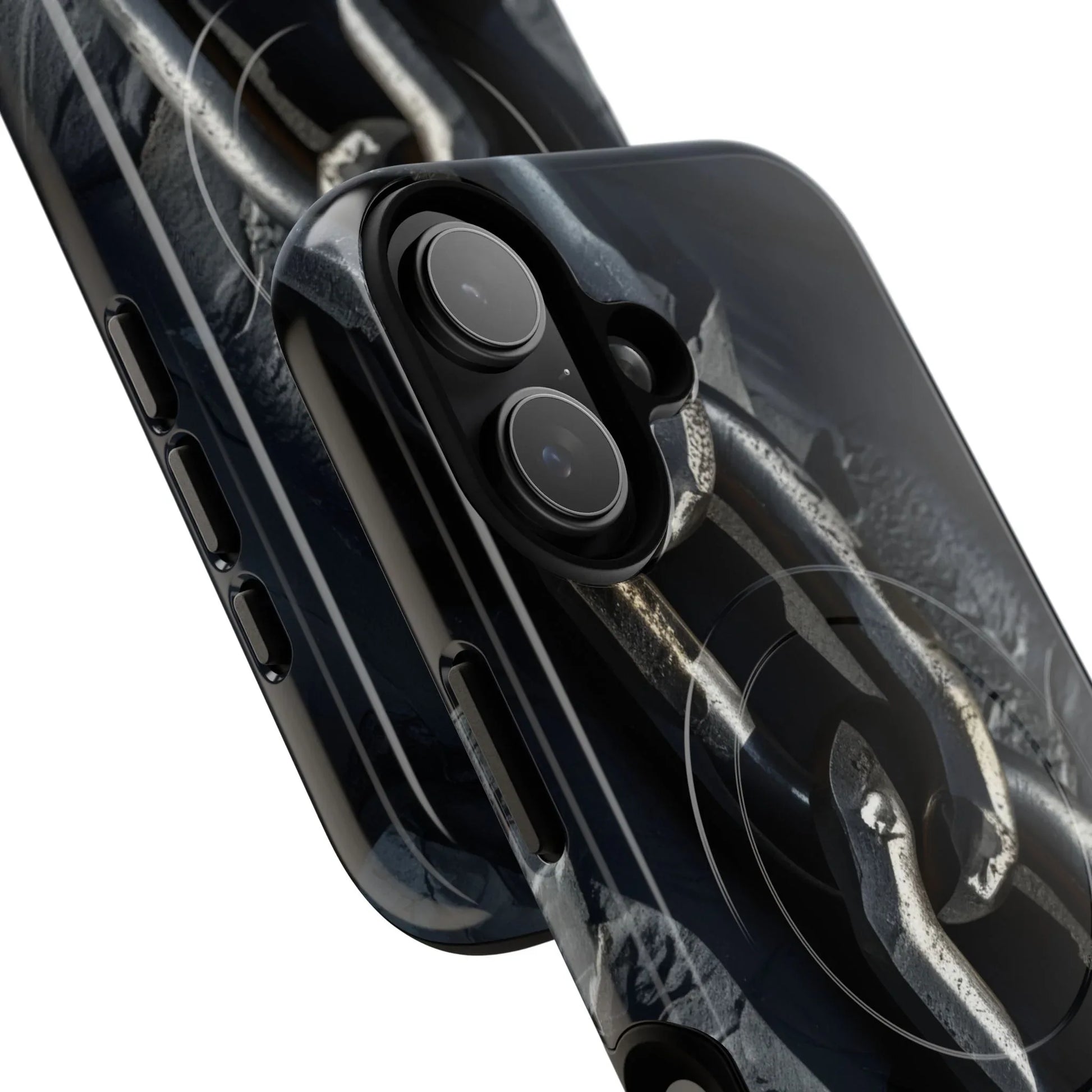 “Iron Chain” Tough Magnetic Phone Case for iPhone 13-17 - KARARMDESIGN