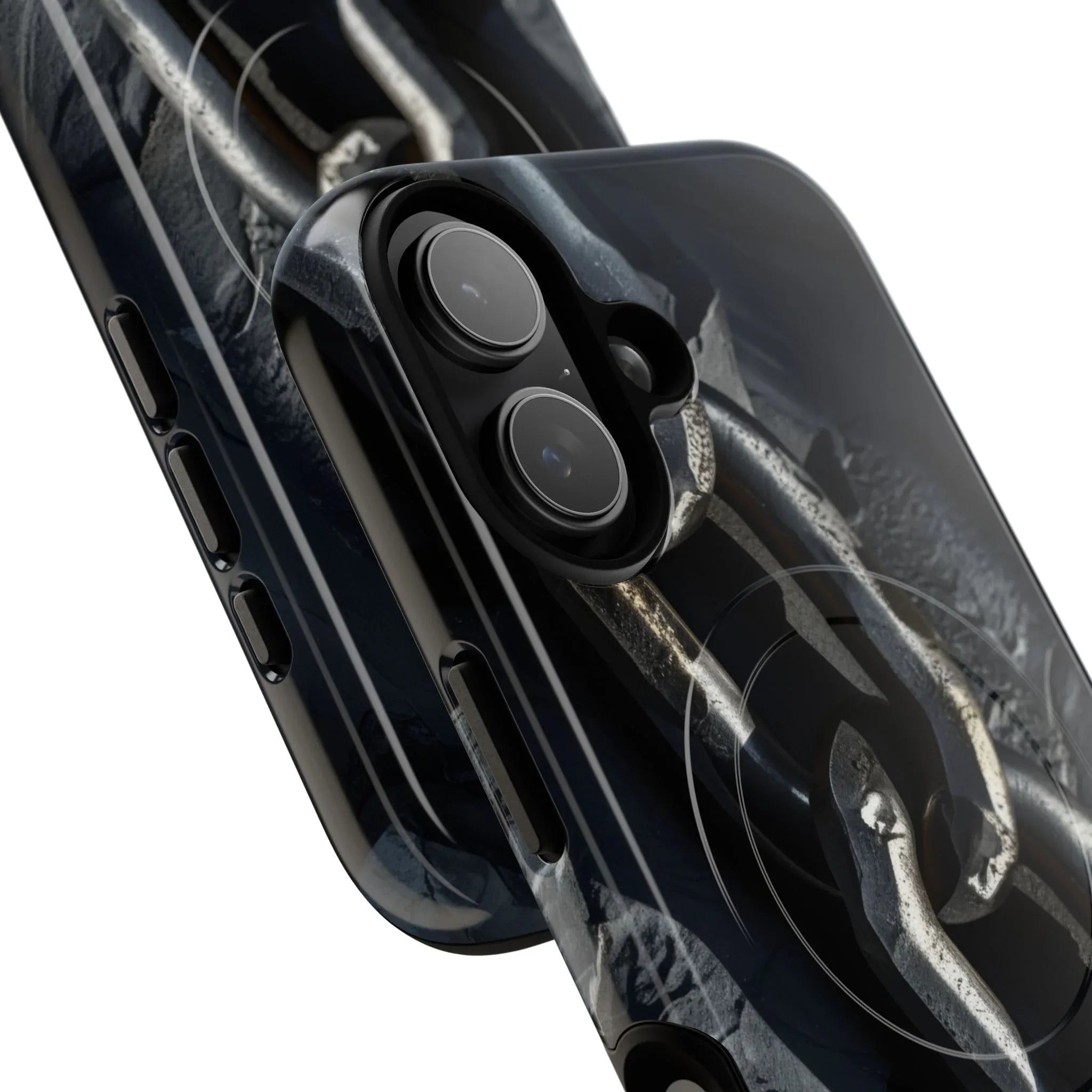 “Iron Chain” Tough Magnetic Phone Case for iPhone 13-17 - KARARMDESIGN