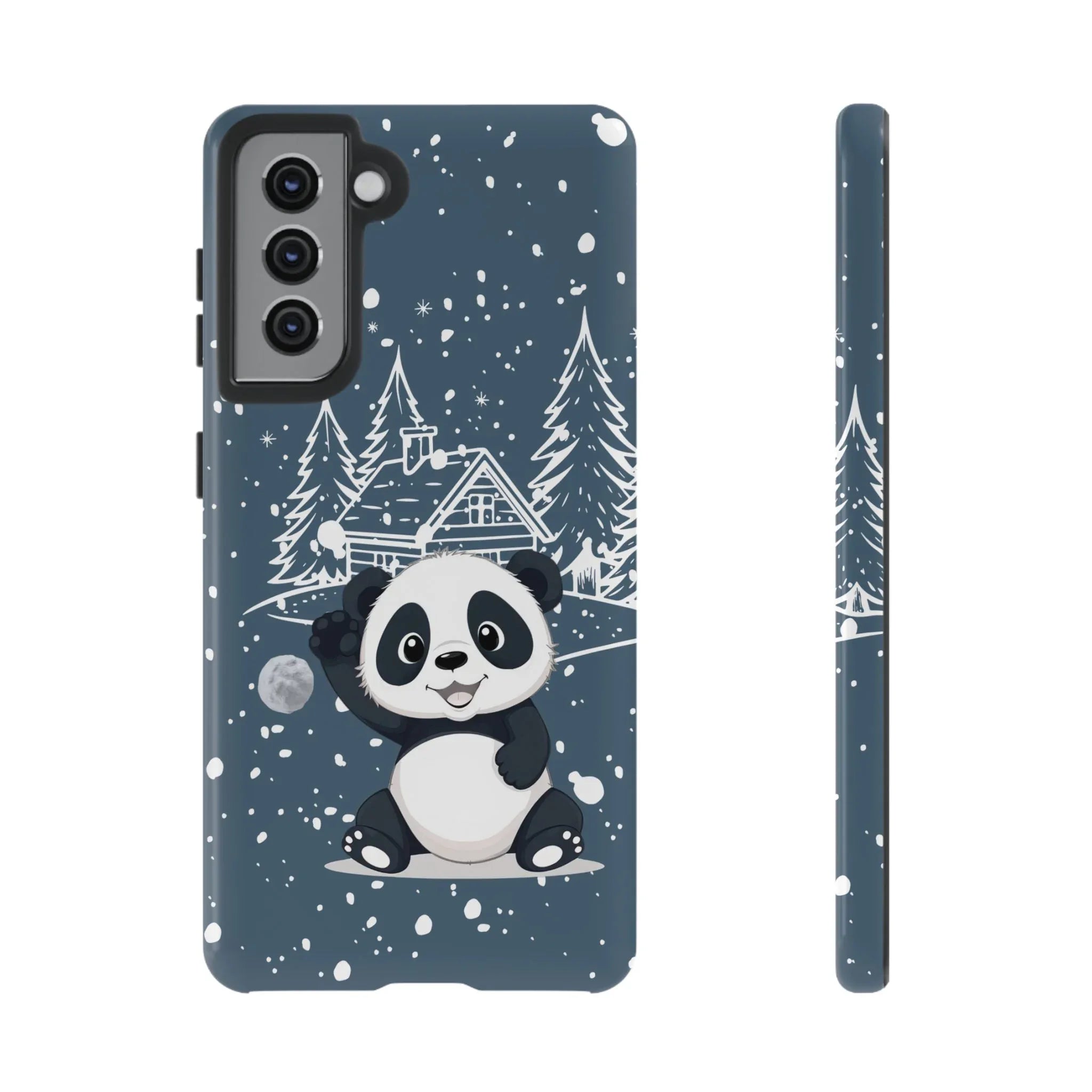 Cute Panda Phone Case for Samsung Galaxy and Google Pixel - KARARMDESIGN