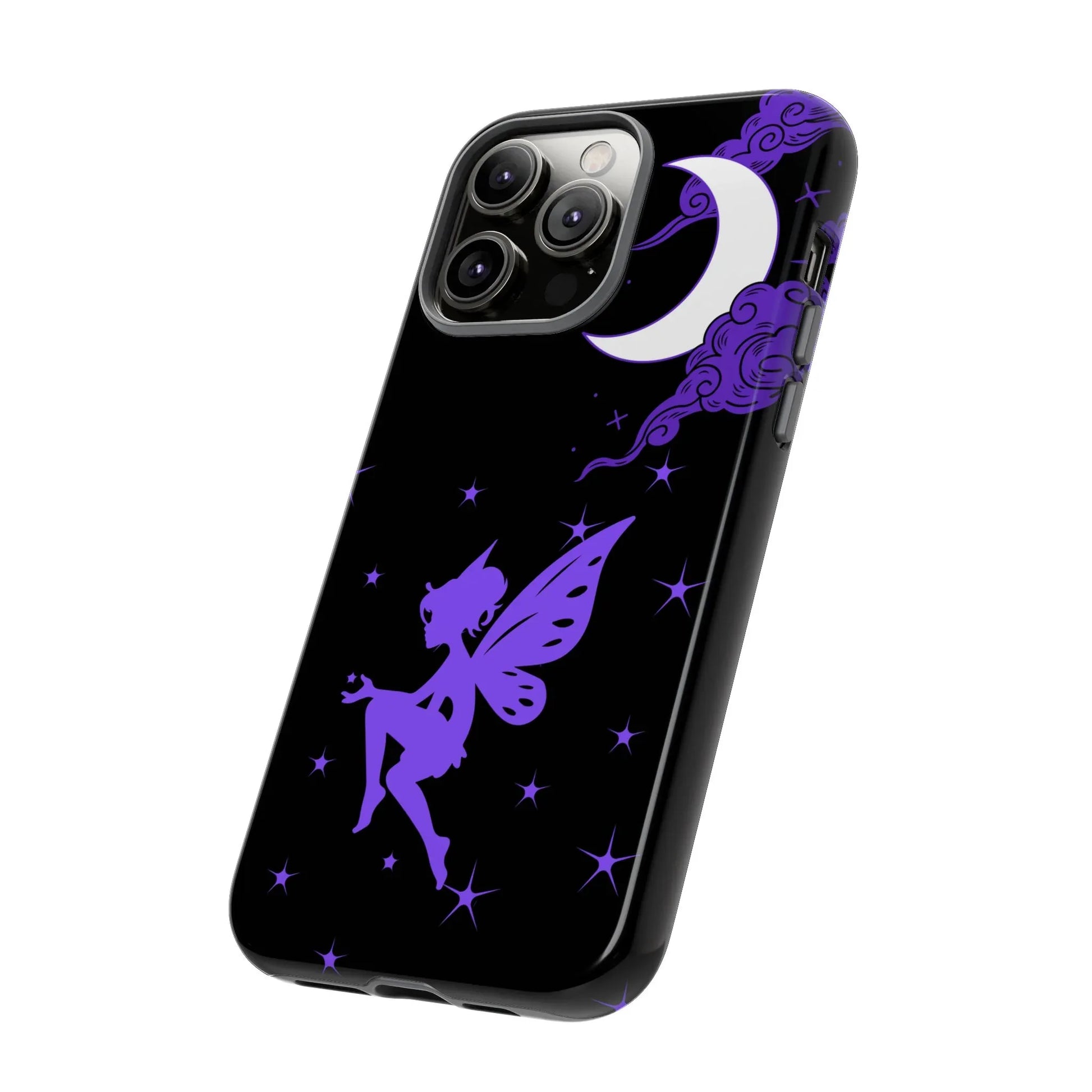 Moonlit Fairy Phone Case for iPhone 8-16 and Galaxy S10-S23 - KARARMDESIGN