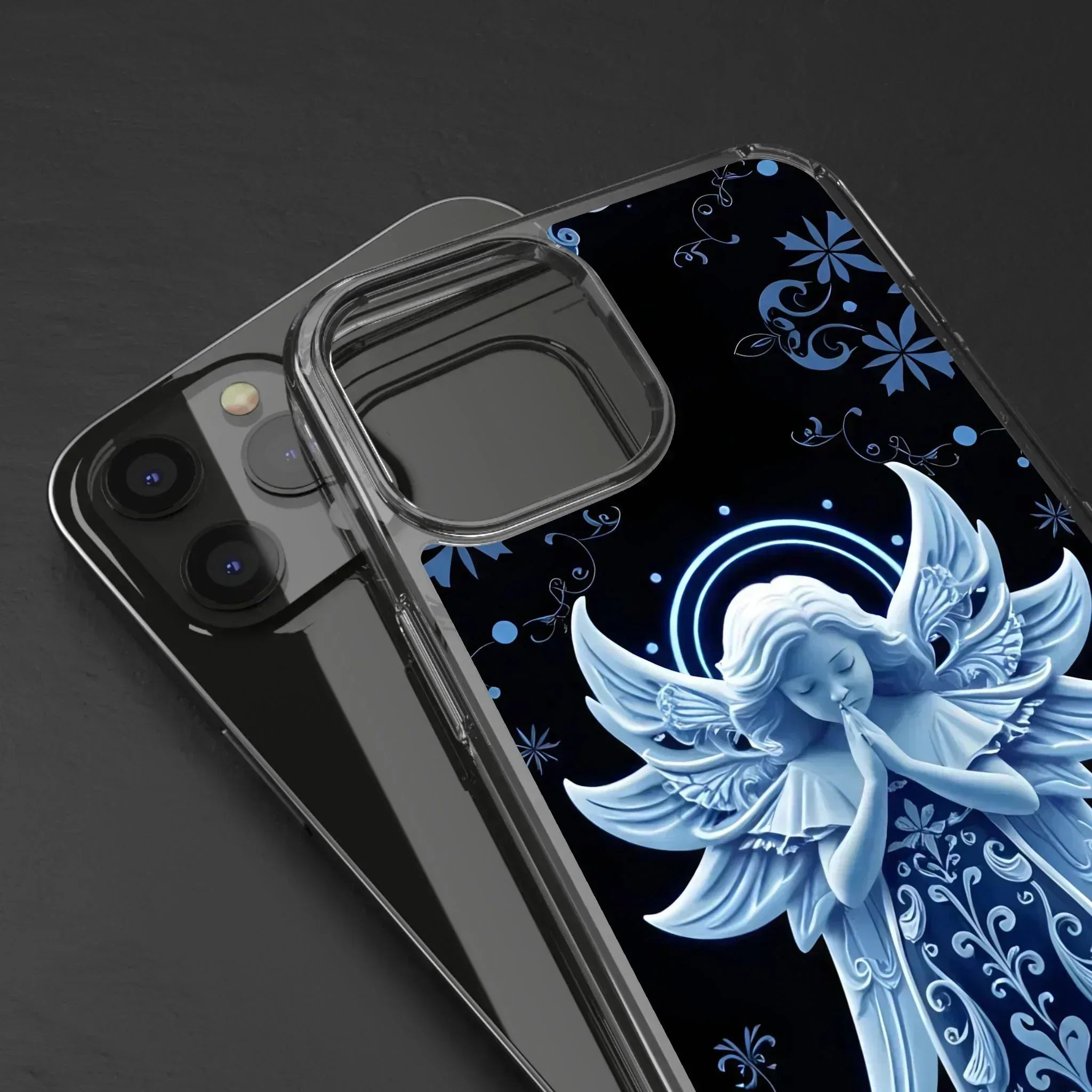 Divine Angel Prayer Design Phone Case for iPhone 12-16 - KARARMDESIGN