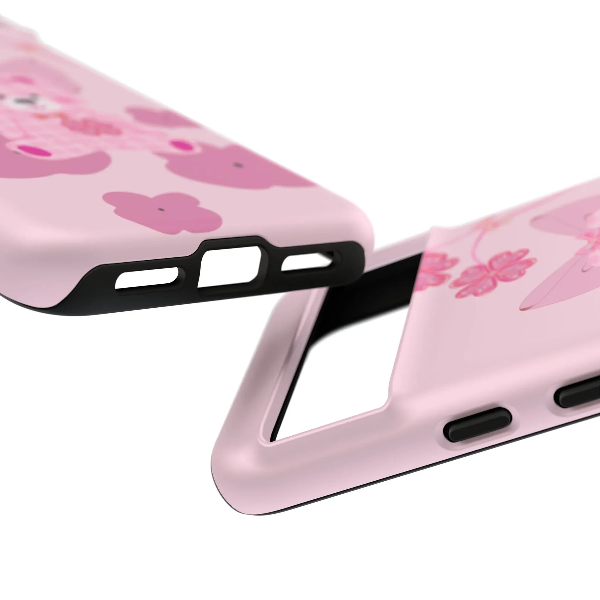 Pink Teddy Bear Phone Cases for iPhone, Pixel and Galaxy - KARARMDESIGN