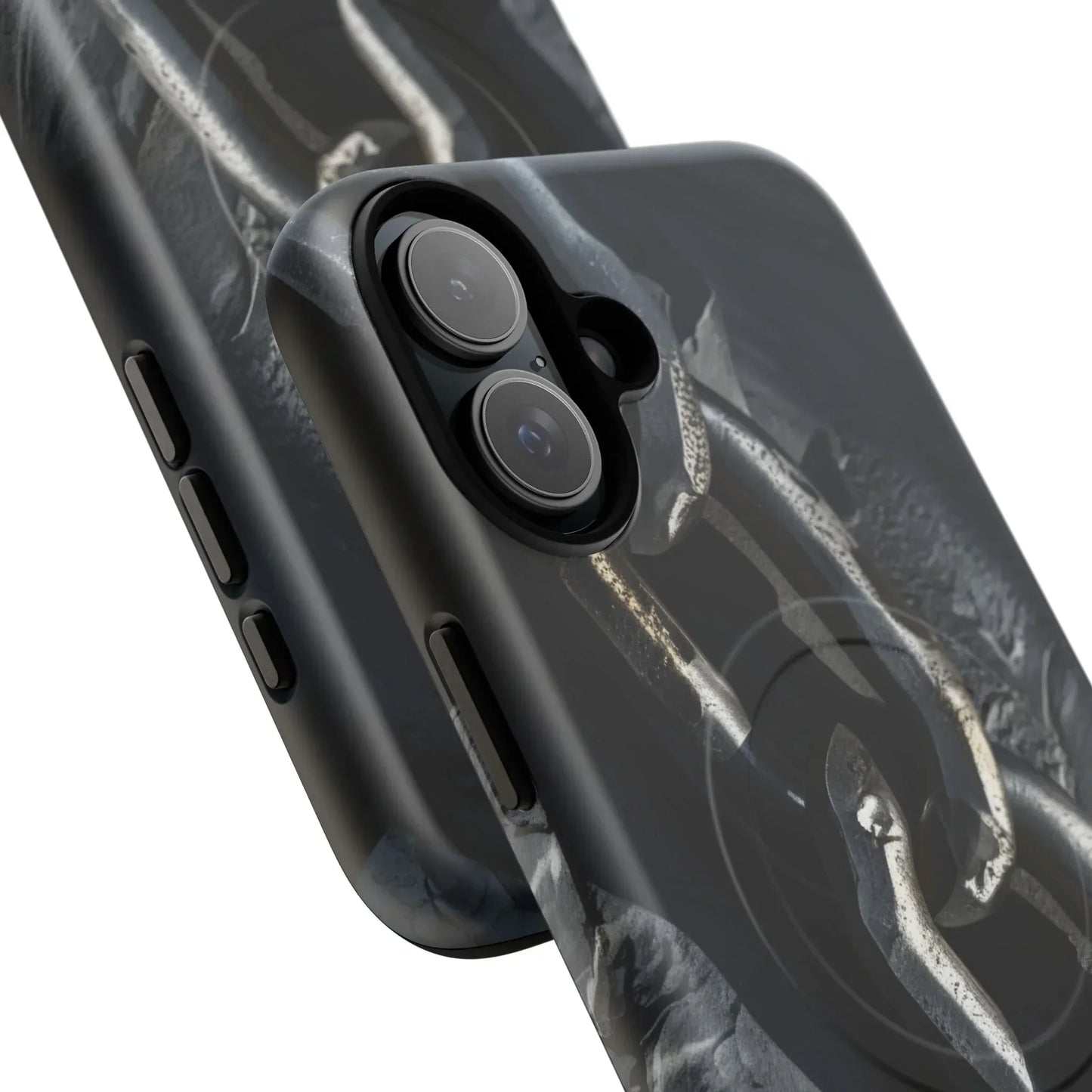 “Iron Chain” Tough Magnetic Phone Case for iPhone 14-16 Models - KarArmDesign