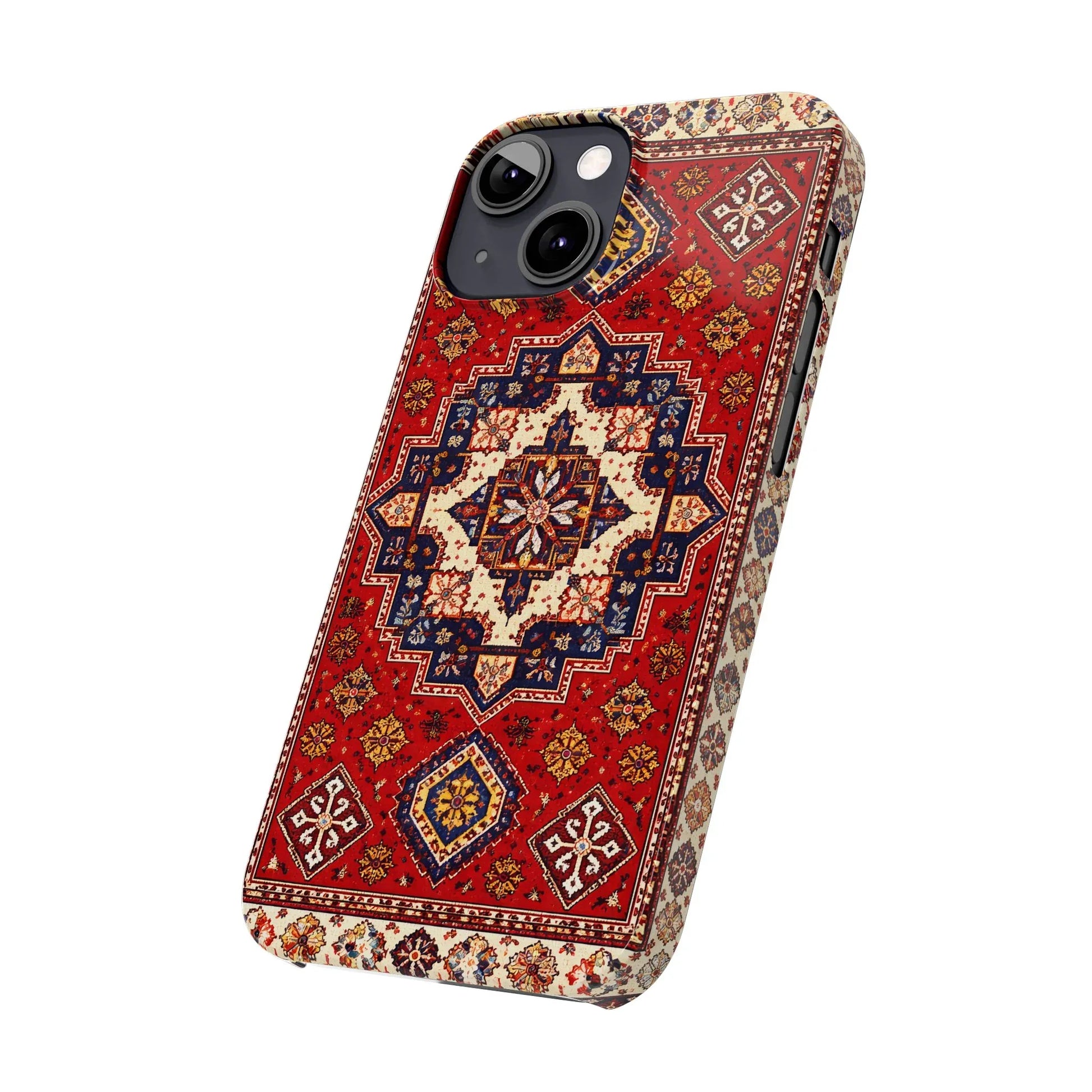 Armenian Carpet Pattern Phone Case for iPhone 11-16 - KARARMDESIGN