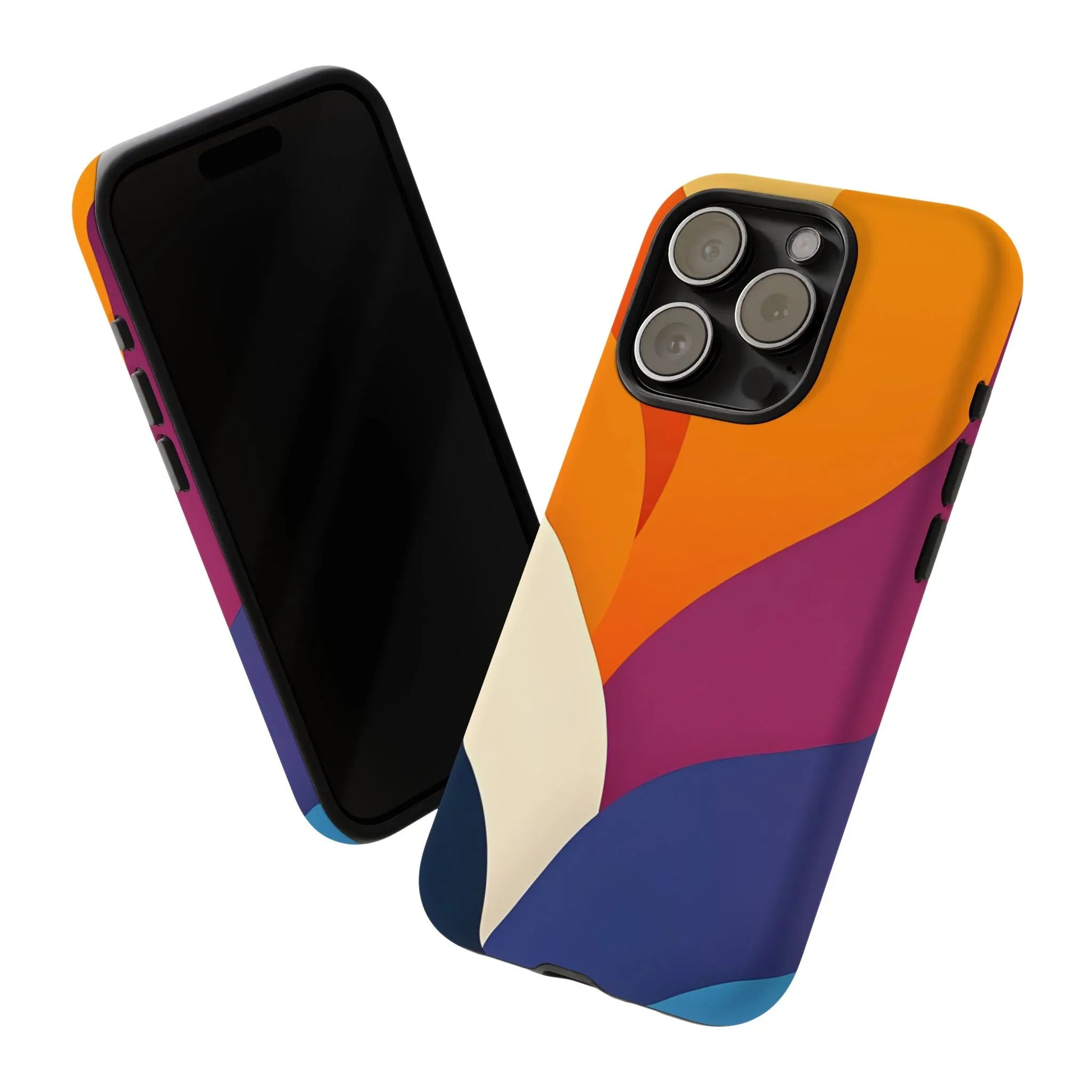 Vibrant Abstract Design Phone Case for iPhone and Galaxy - KARARMDESIGN