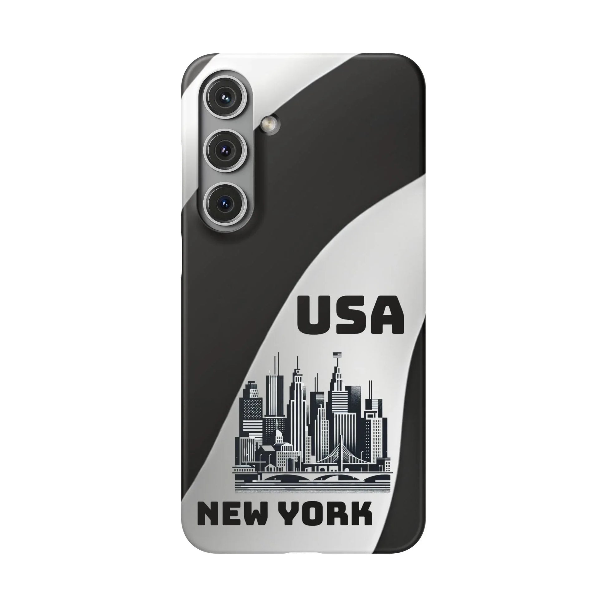 Monochrome New York City Phone Case for iPhone, Galaxy & Pixel - KARARMDESIGN