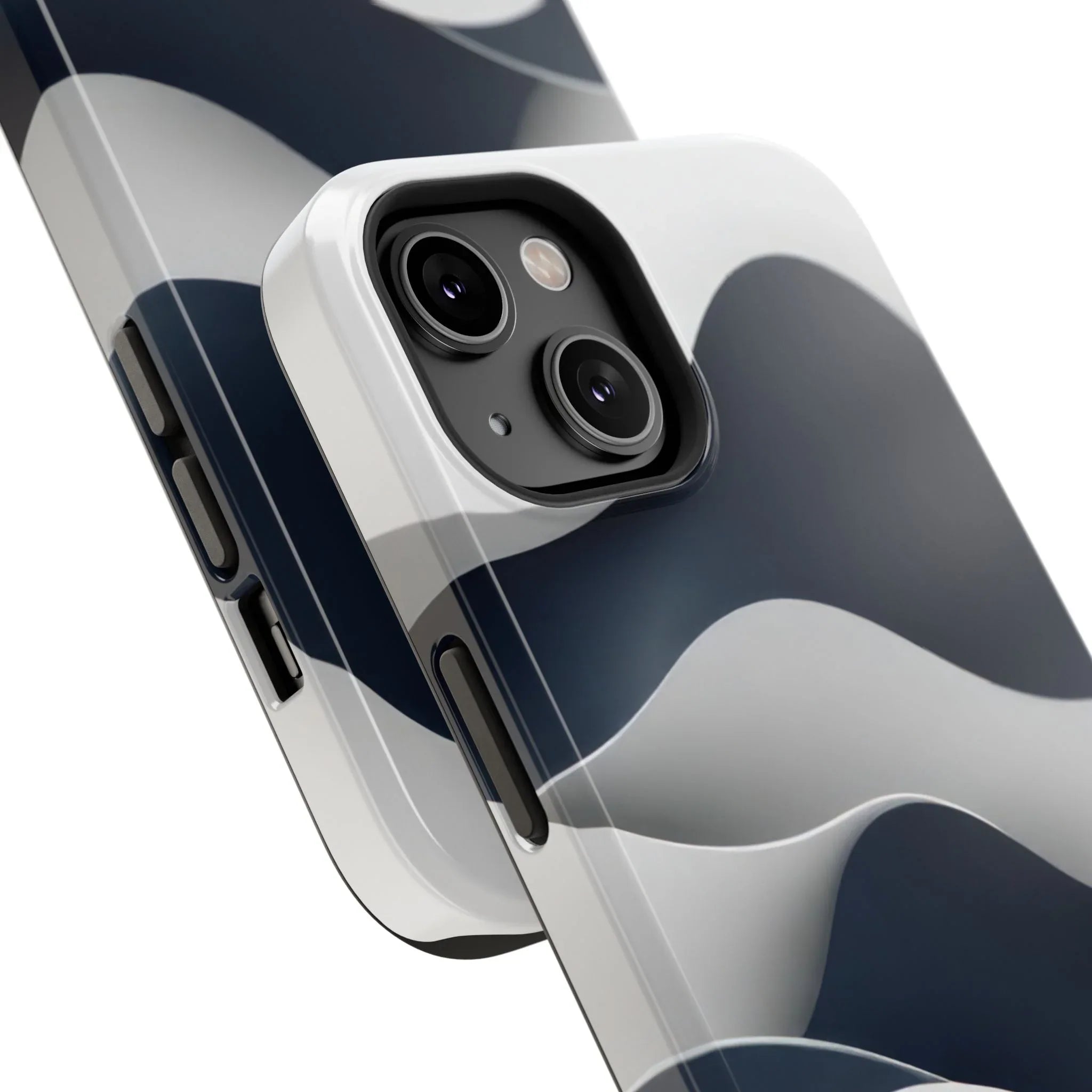 Ocean Flow Phone Case for iPhone 11-17 and Galaxy S21-S22 - KARARMDESIGN