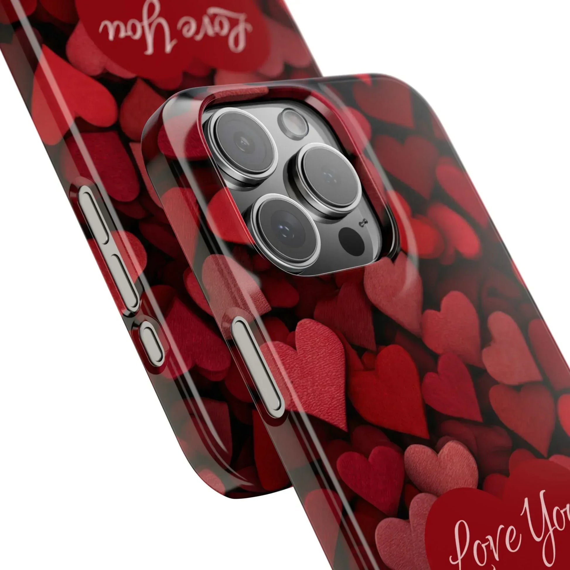 Love You More Phone Case Slim Phone Cases for iPhone 11-17 - KARARMDESIGN