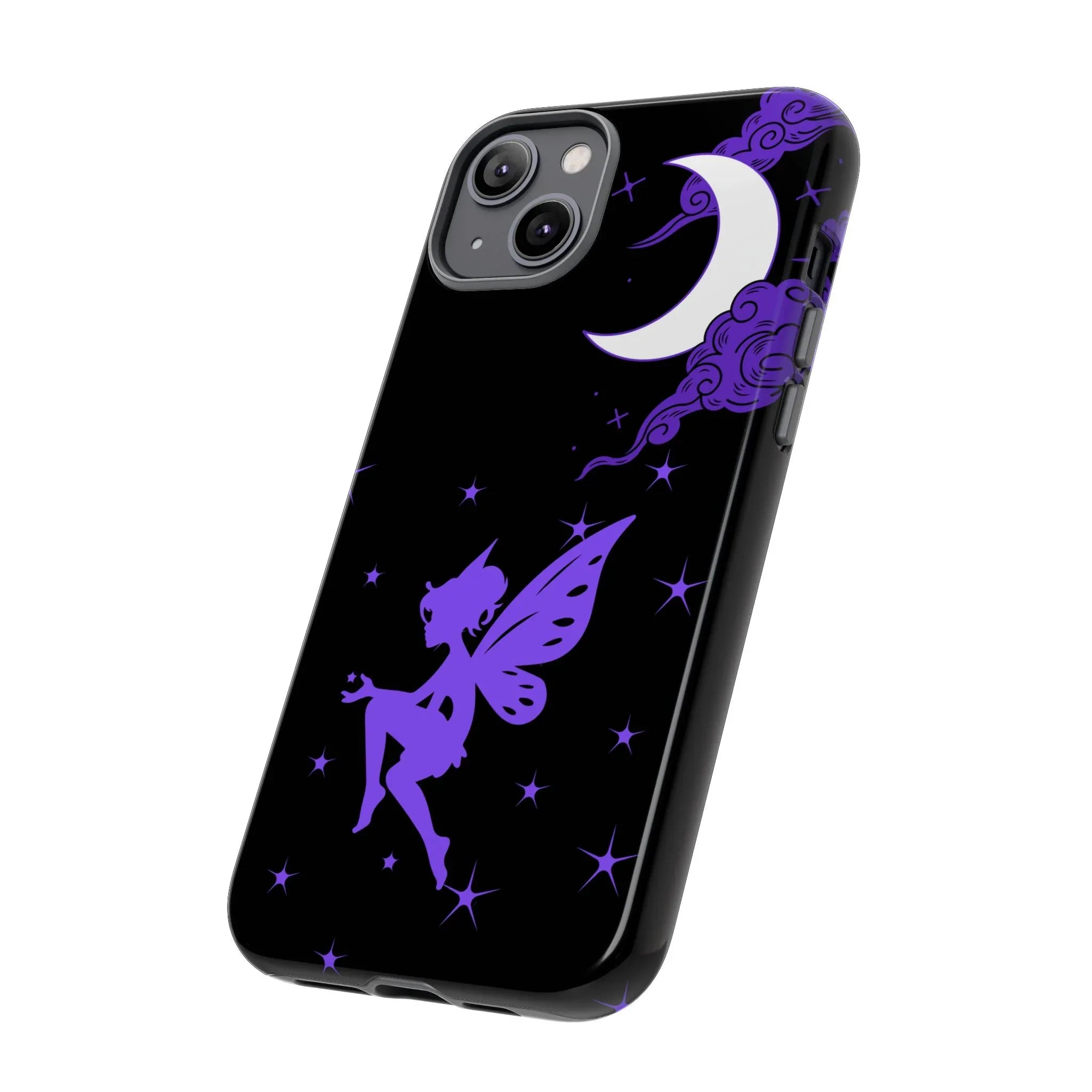 Moonlit Fairy Phone Case for iPhone 8-16 and Galaxy S10-S23 - KARARMDESIGN