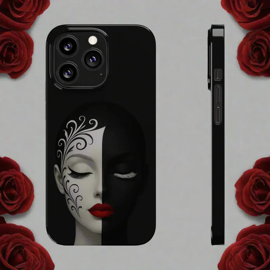 Artistic Head Design Phone Case for iPhone 7-16 Models - KarArmDesign