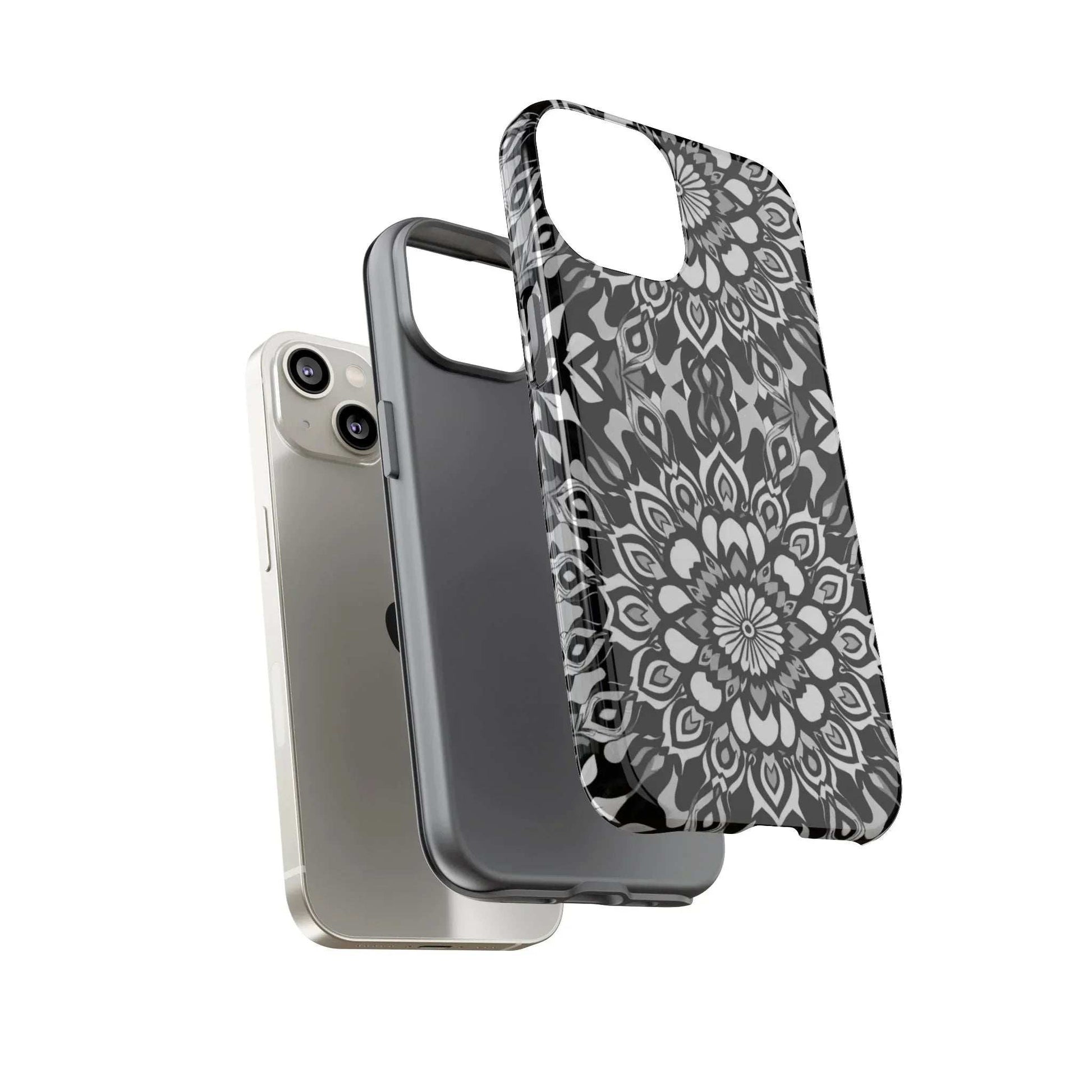 Mandala Phone Case for iPhone and Galaxy - KARARMDESIGN