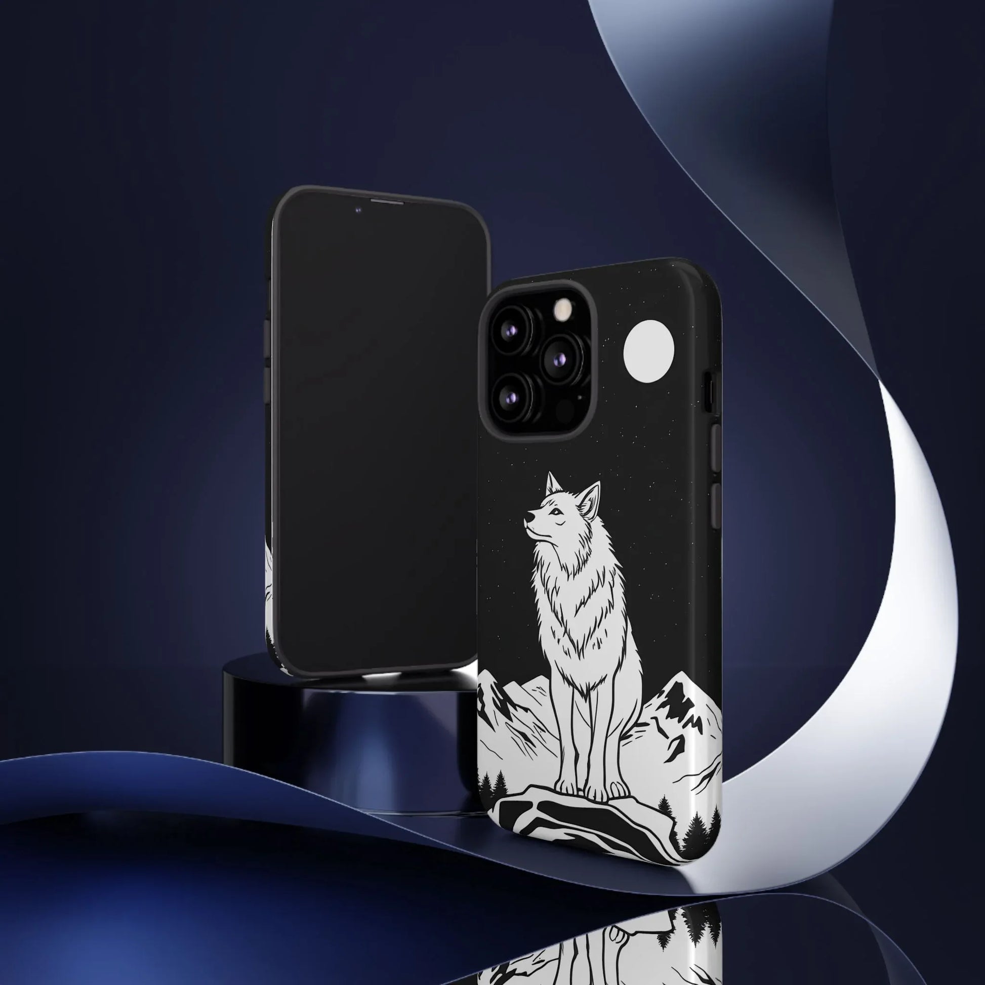 Majestic Wolf Phone Case for iPhone and Galaxy - KARARMDESIGN