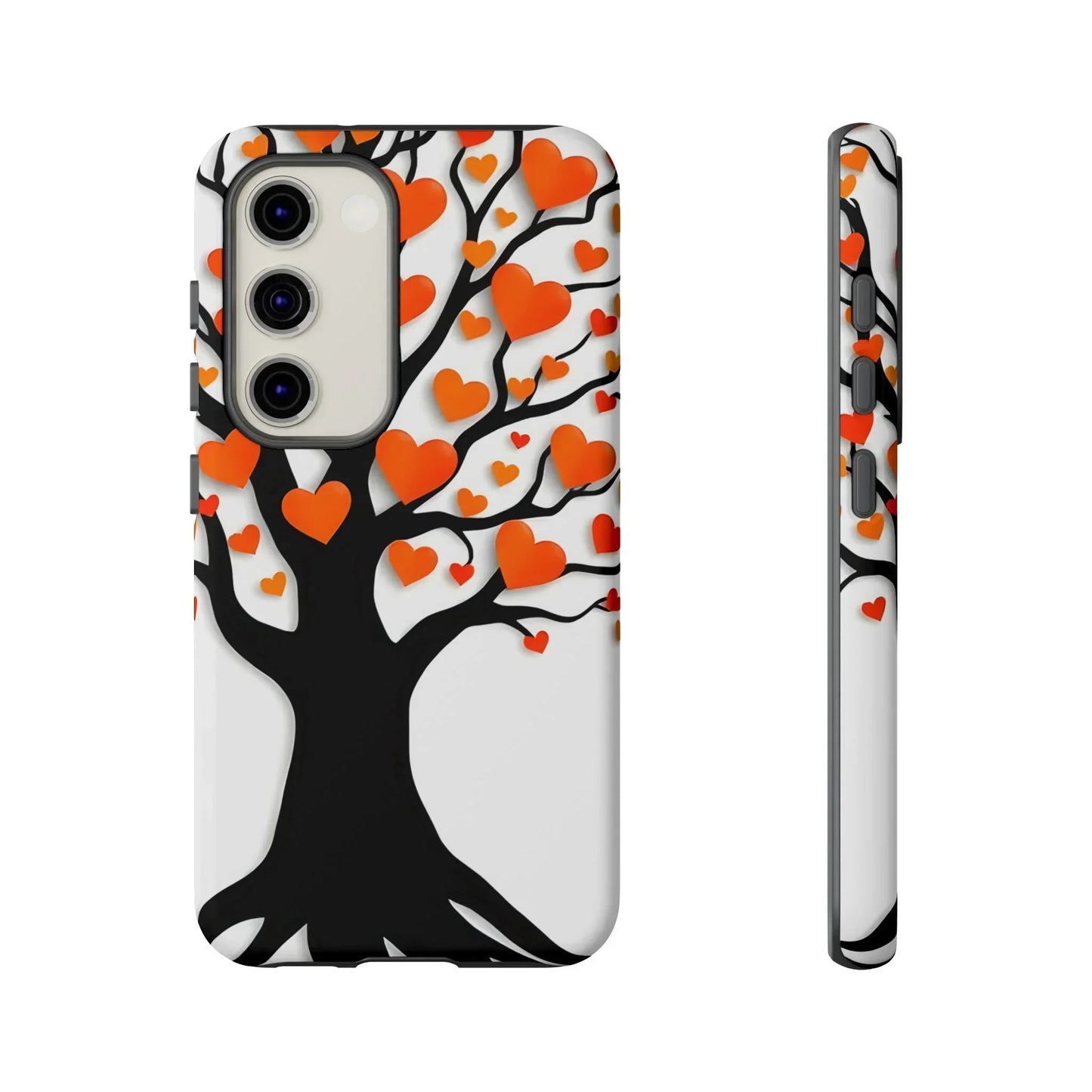Heart Design Phone Case for iPhone 8–16 and Galaxy S10–S25 Models - KarArmDesign