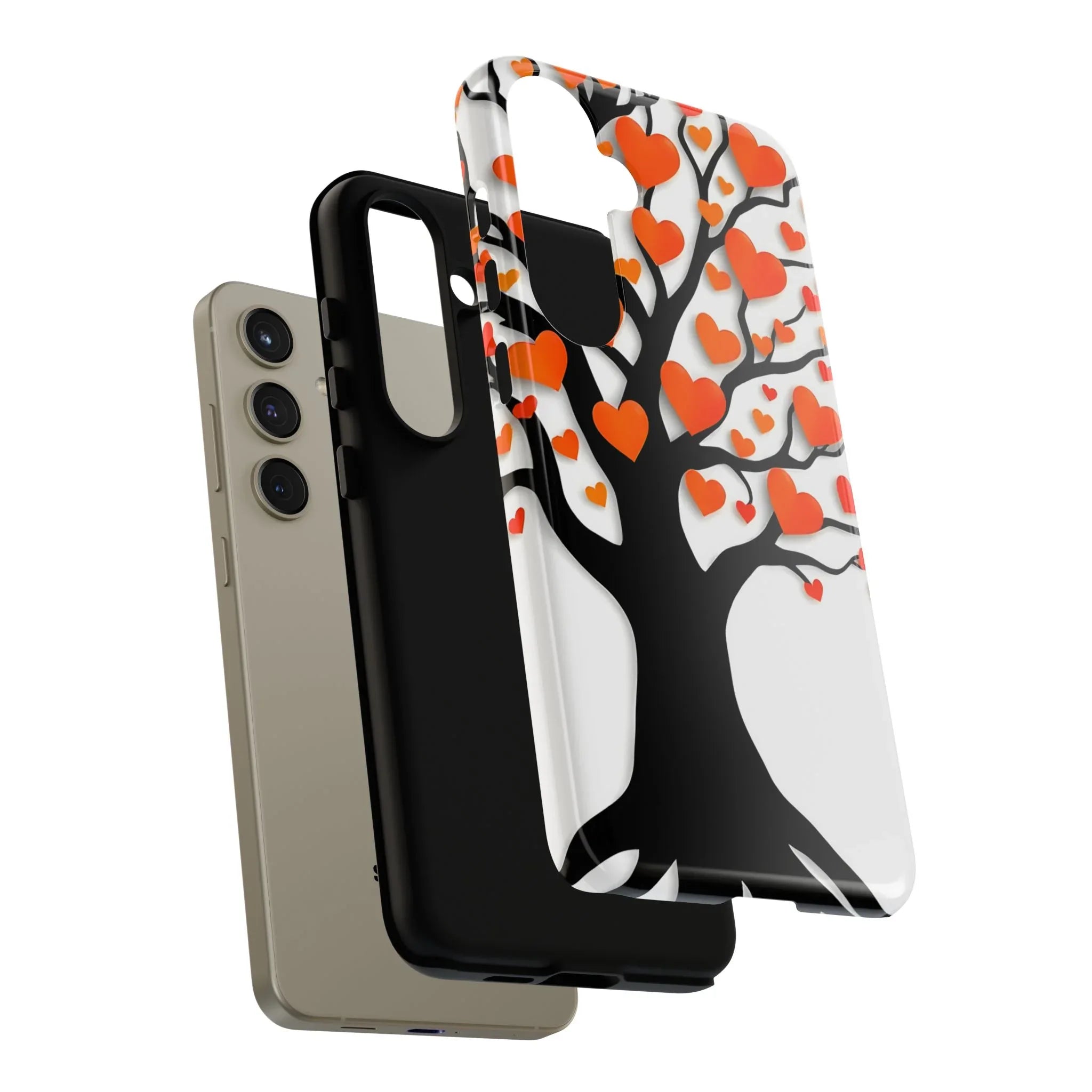 Heart Design Phone Case for iPhone 11–17 and Galaxy S20–S25 - KARARMDESIGN