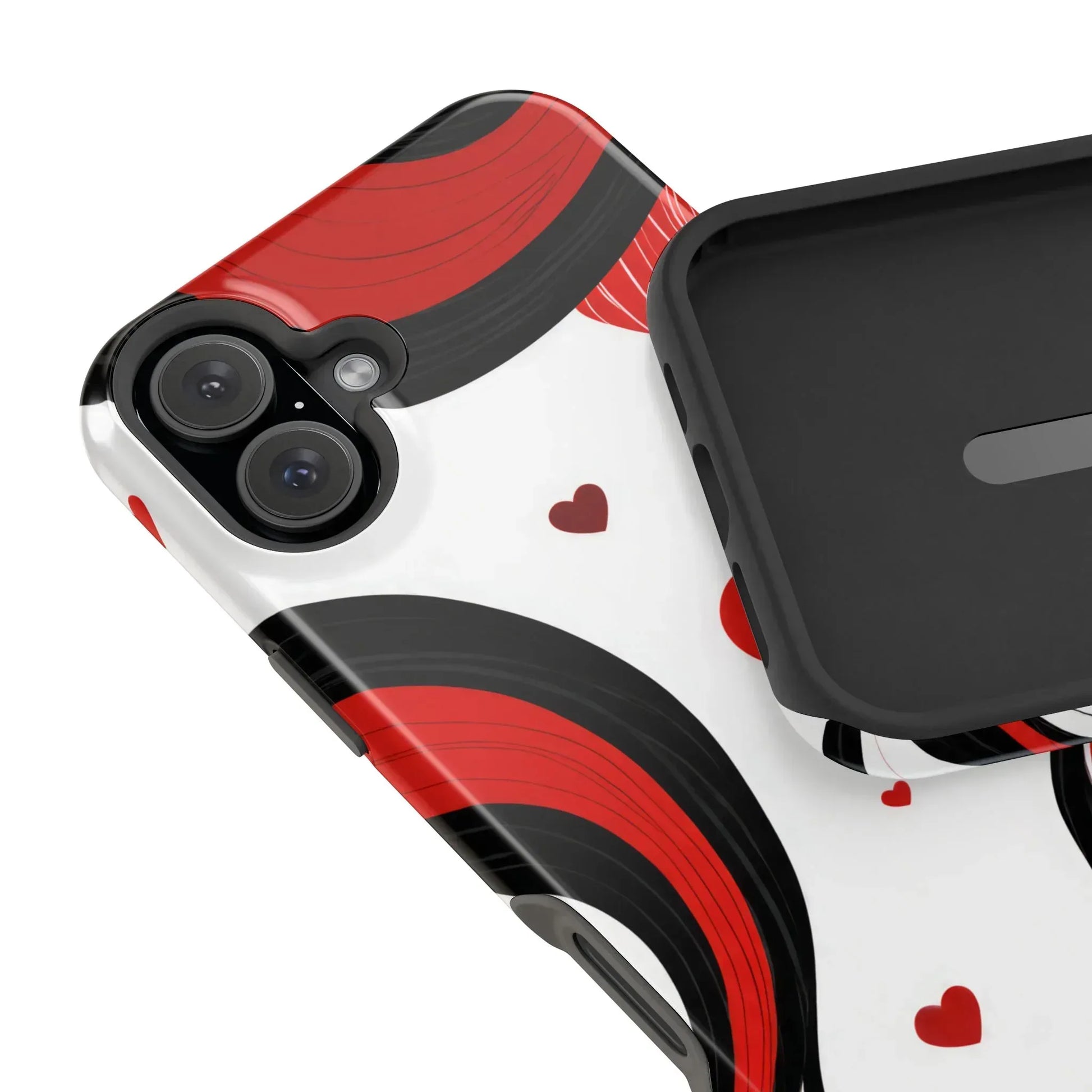 Red Romance Phone Case for iPhone 11-17 and Galaxy S21-S22 - KARARMDESIGN