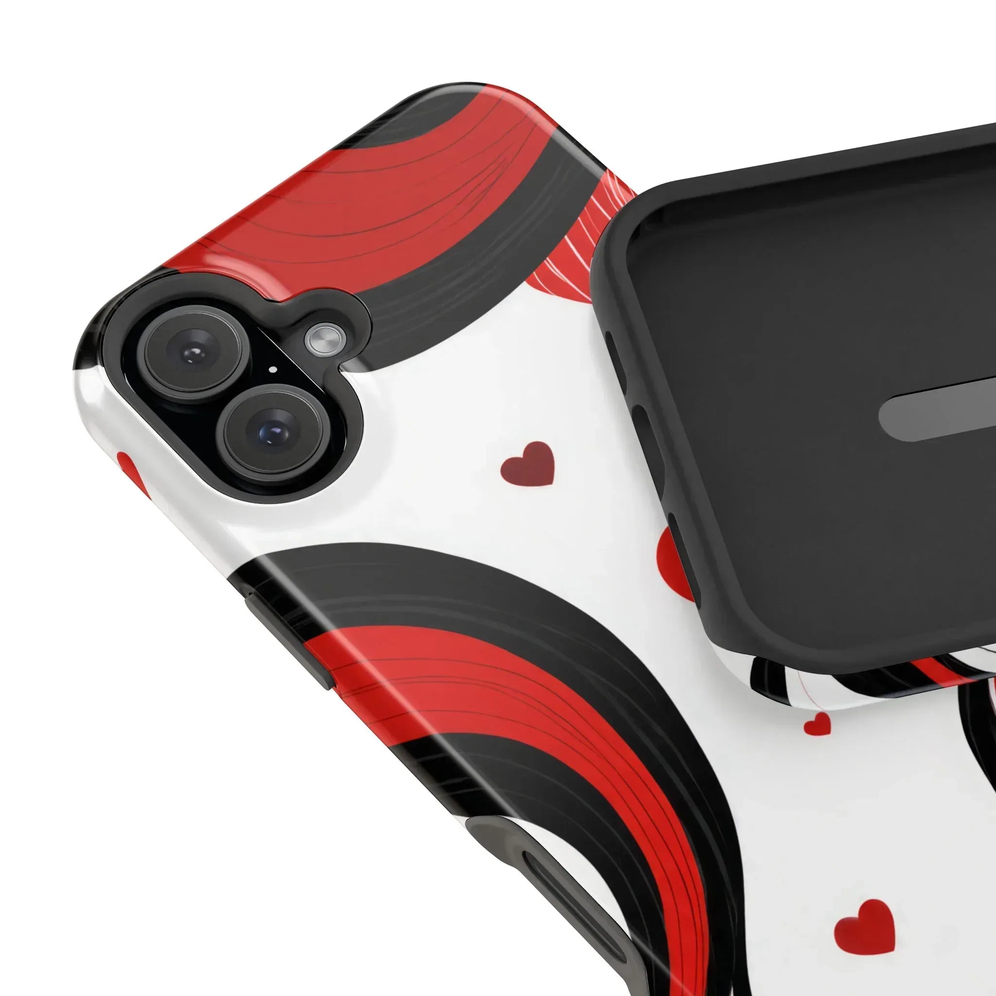 Red Romance Phone Case for iPhone 11-17 and Galaxy S21-S22 - KARARMDESIGN