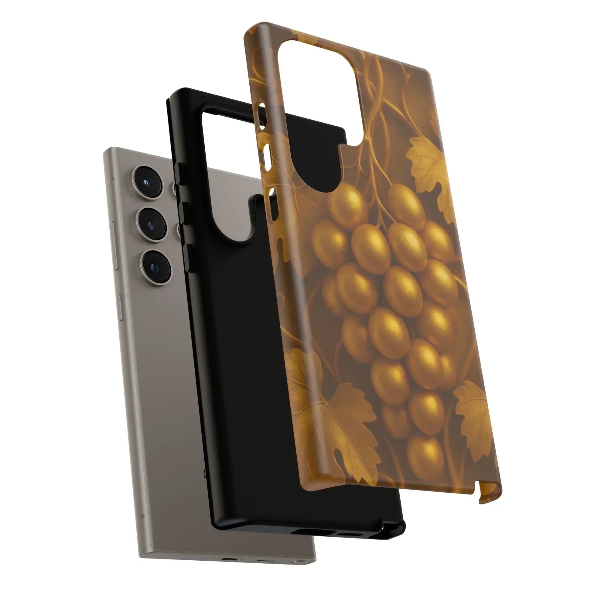 Golden Grapes Phone Case for Samsung Galaxy S10-S25 Models - KarArmDesign