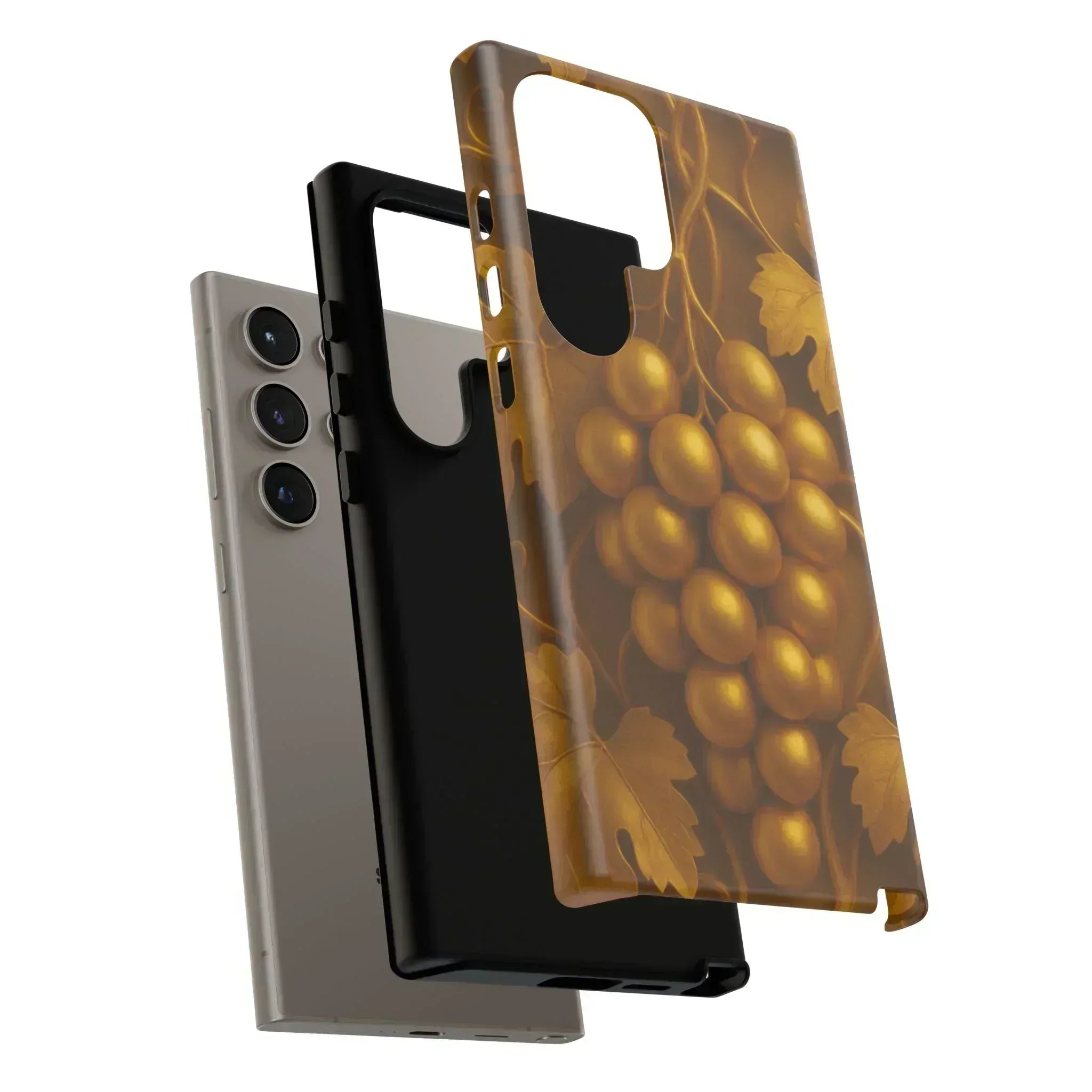 Golden Grapes Phone Case for Samsung Galaxy S10-S25 - KARARMDESIGN