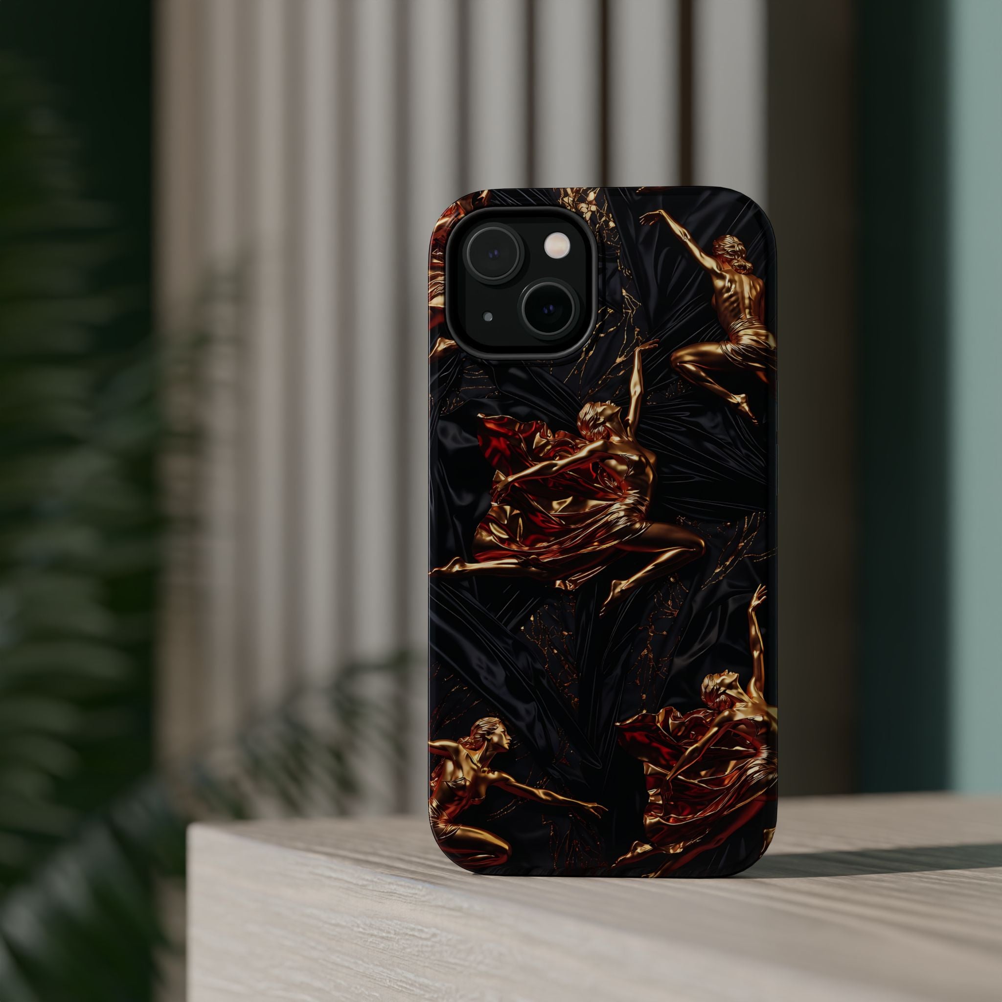Gold Sculpture Phone Case for iPhone 13-17 & Samsung Galaxy S26
