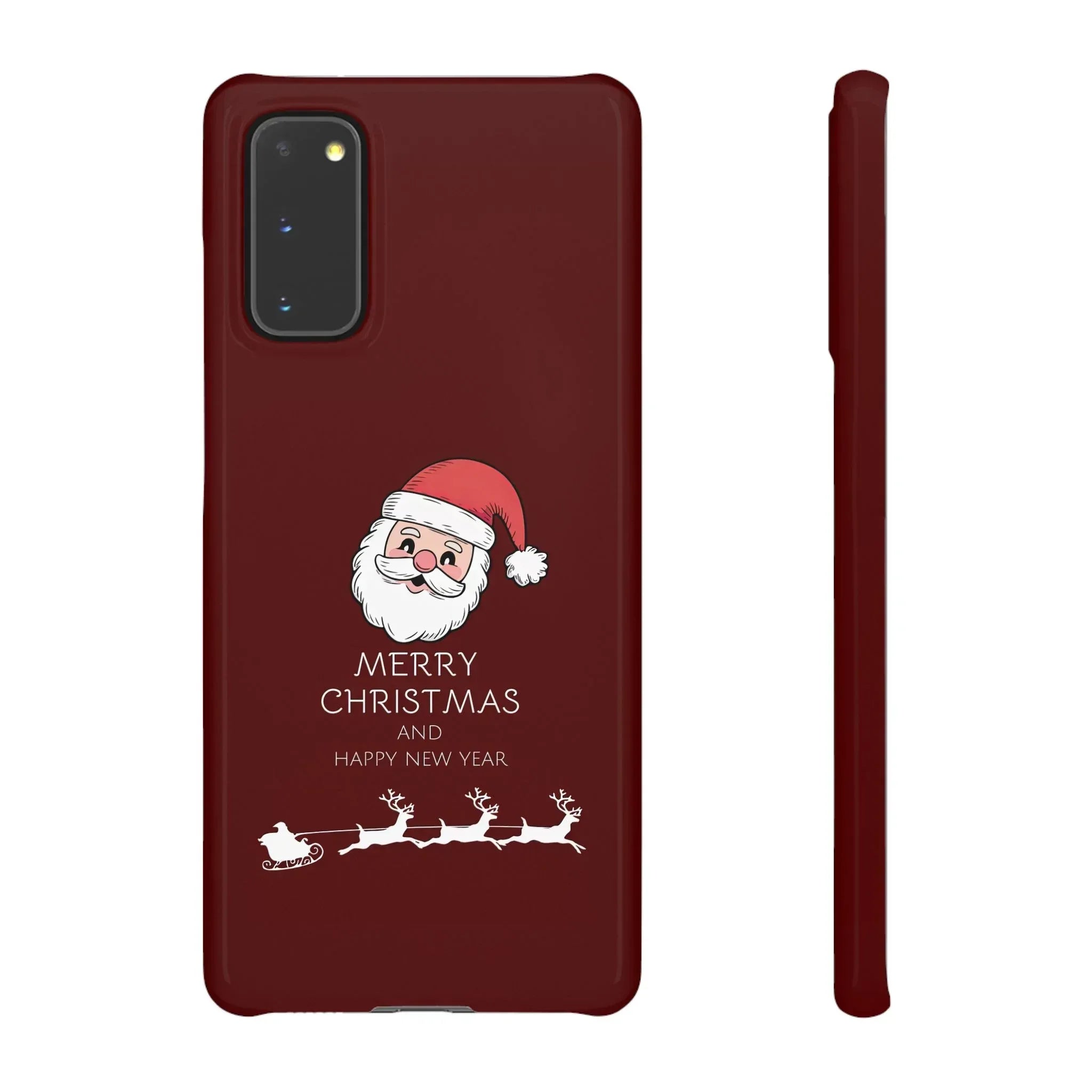 Crimson Claus Phone Case for iPhone 8-17 and Galaxy S20-S25 - KARARMDESIGN