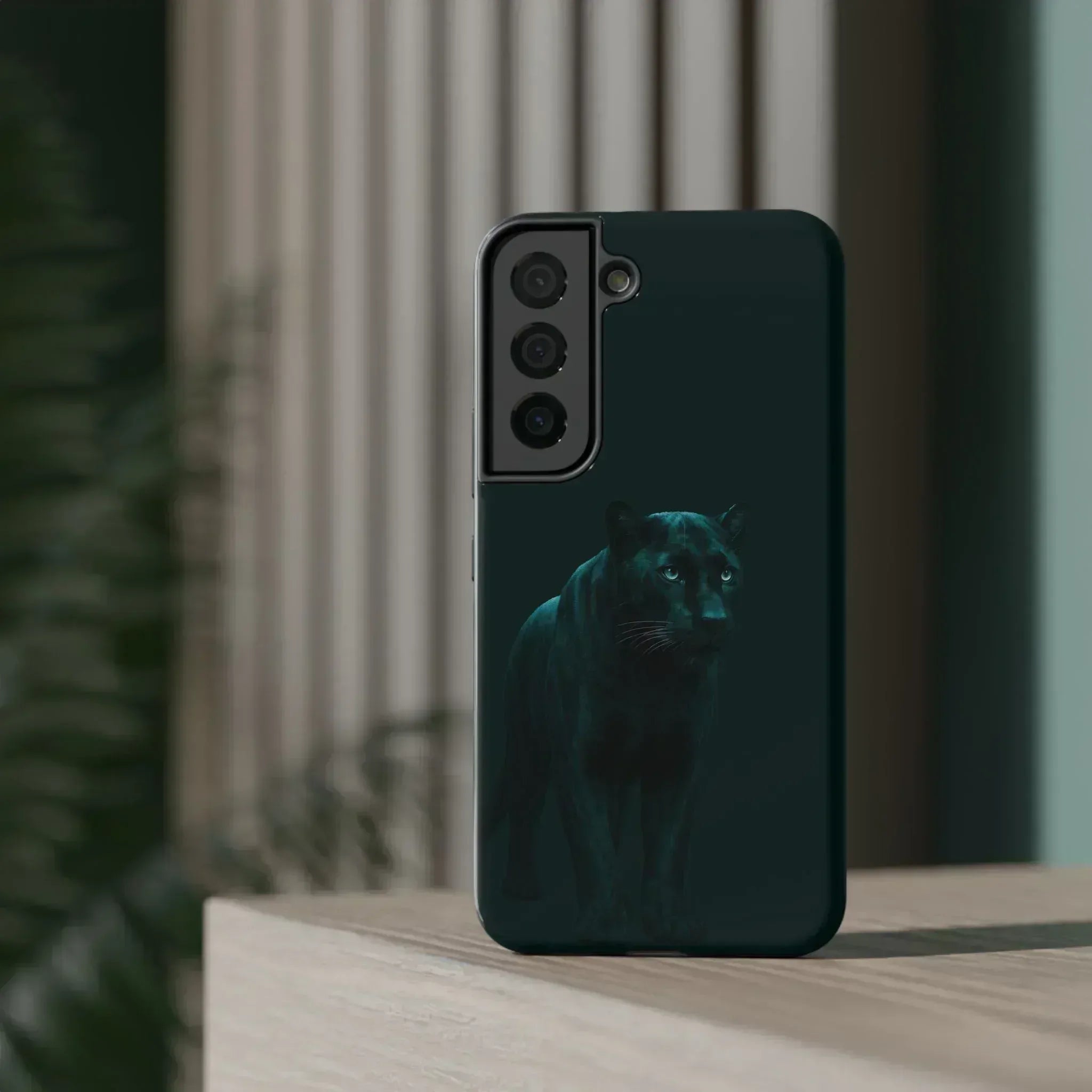 Black Panther Phone Case for iPhone 12-16 and Galaxy S21-S22 - KARARMDESIGN