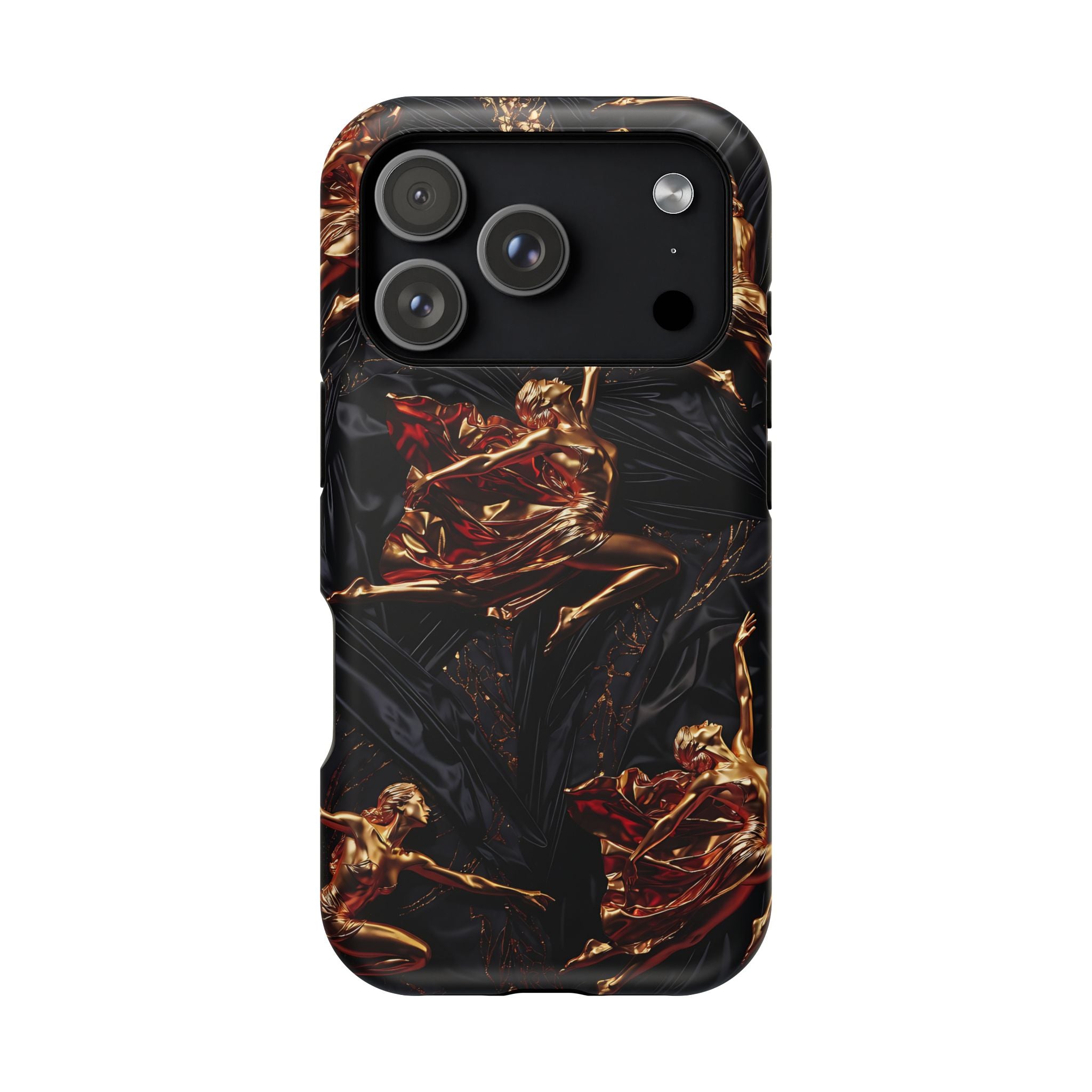 Gold Sculpture Phone Case for iPhone 13-17 & Samsung Galaxy S26