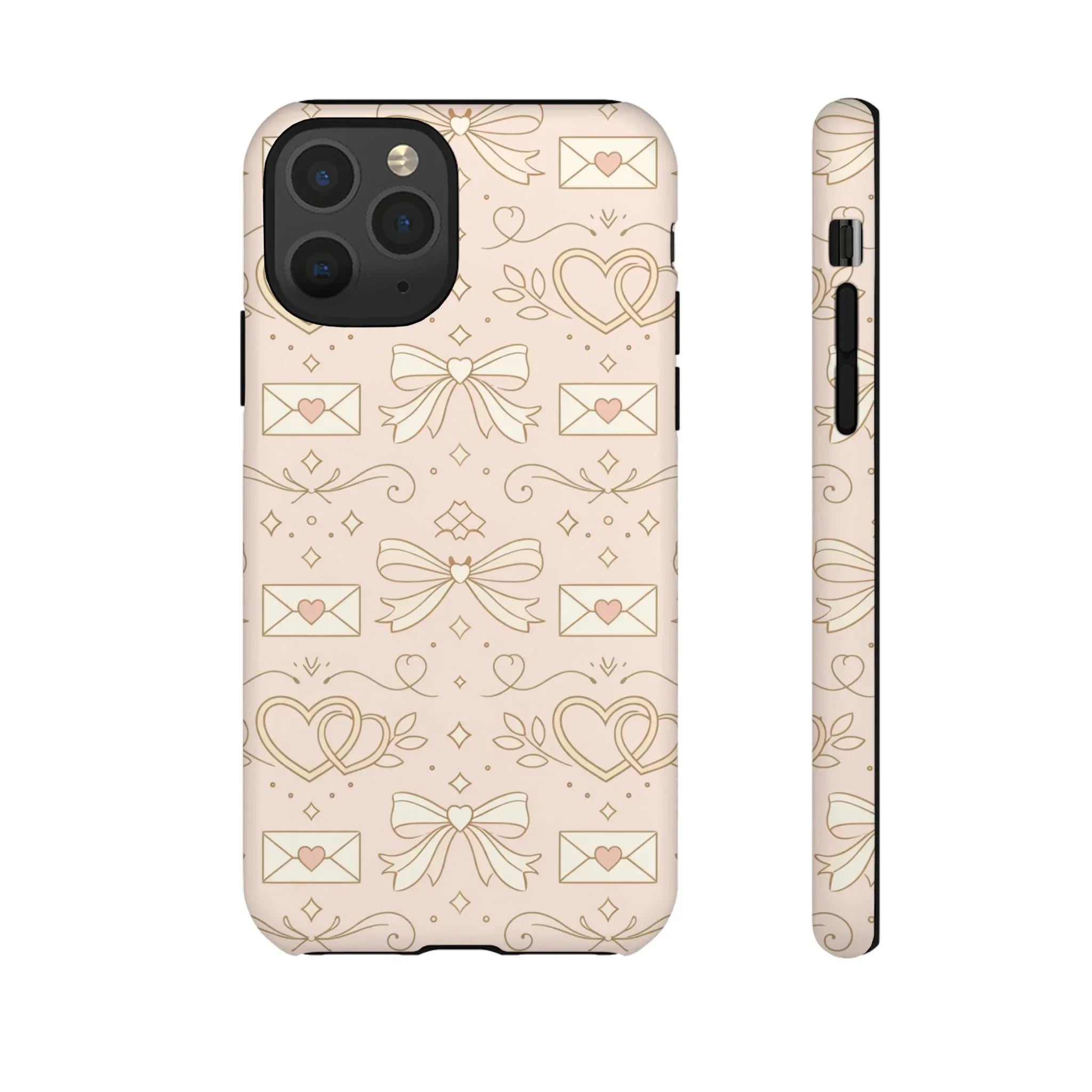 Sweet Romance Tough Phone Case for iPhone 11–17 & Galaxy S10–S25 - KARARMDESIGN