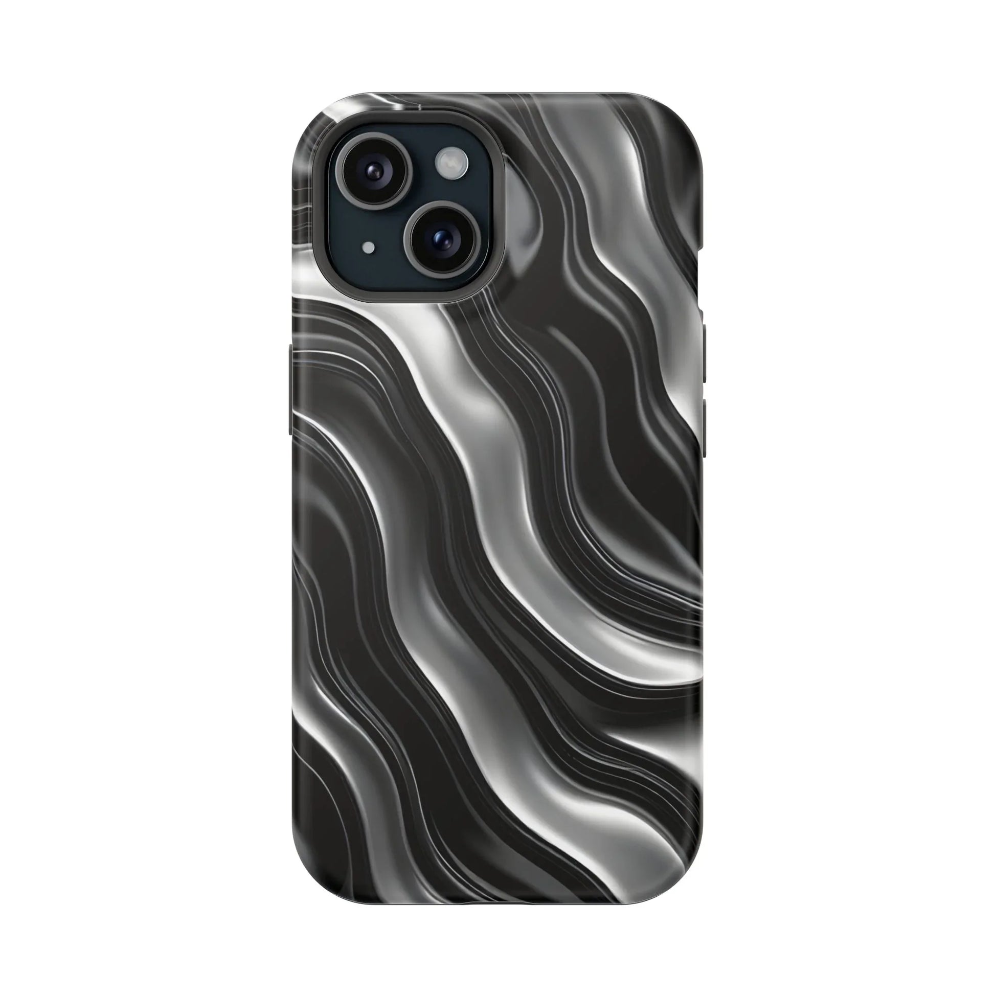 Wavy Illusion Marble Phone Case for iPhone 13-17 - KARARMDESIGN