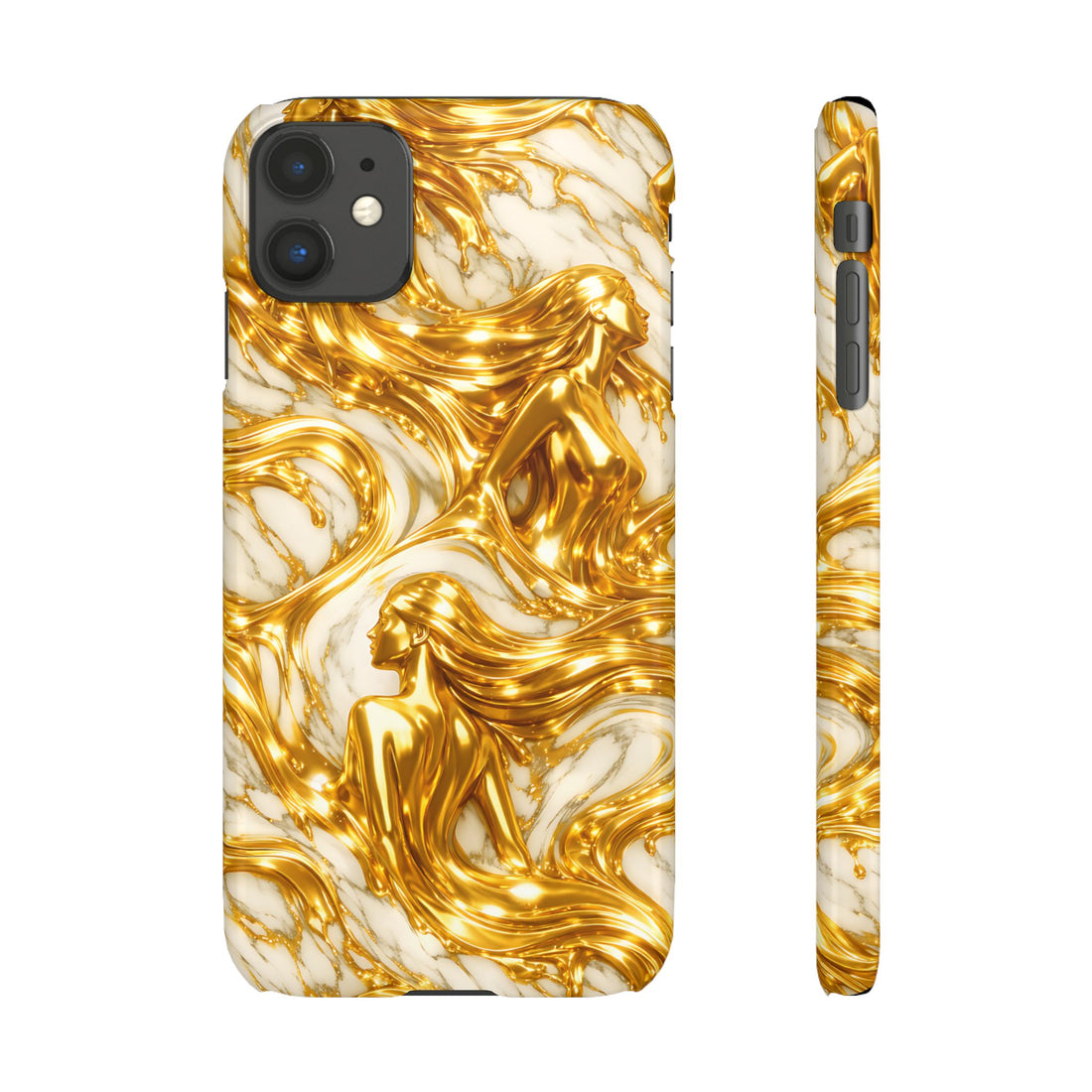 Divine Gold Woman Snap Phone Case for iPhone & Galaxy
