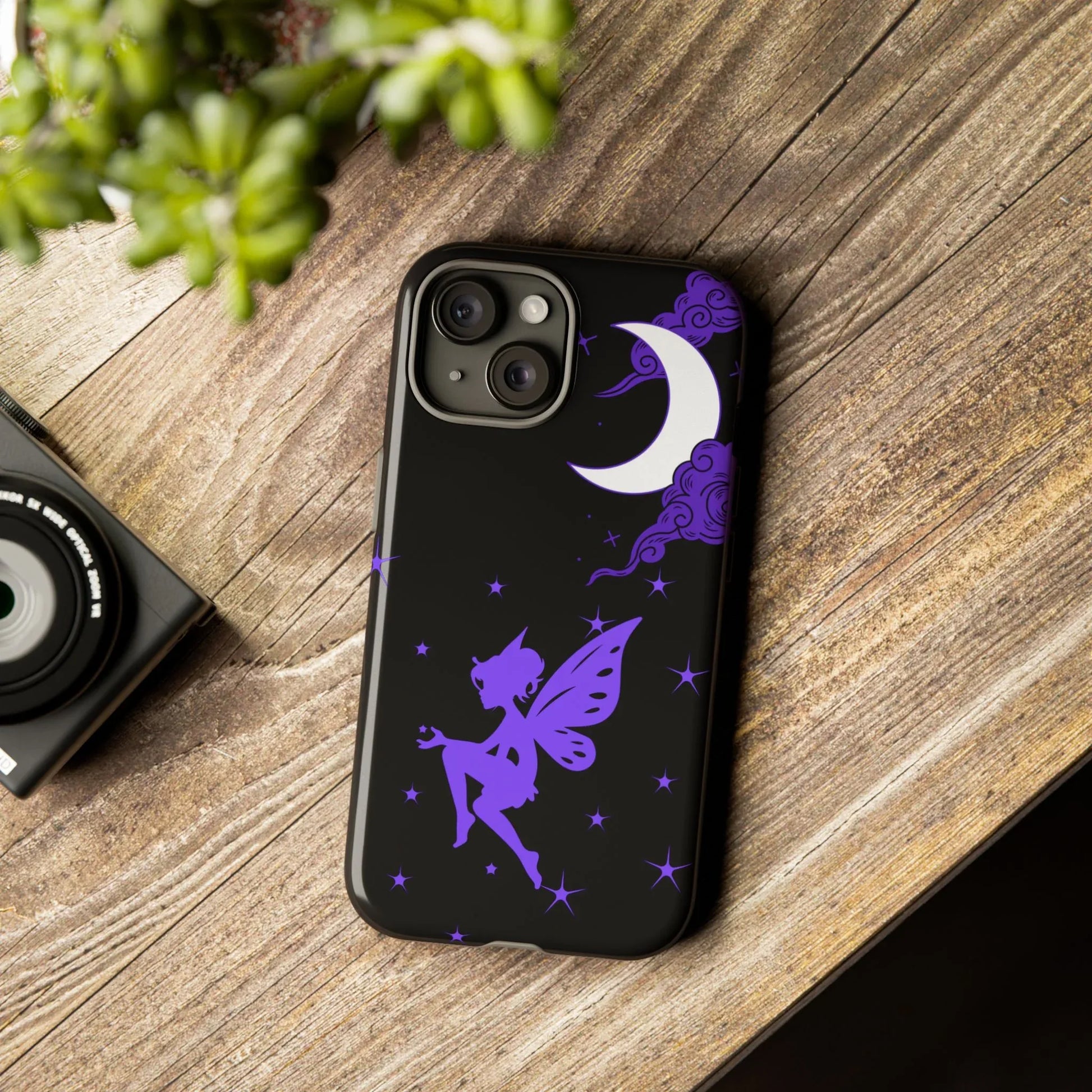 Moonlit Fairy Phone Case for iPhone 8-16 and Galaxy S10-S23 - KARARMDESIGN