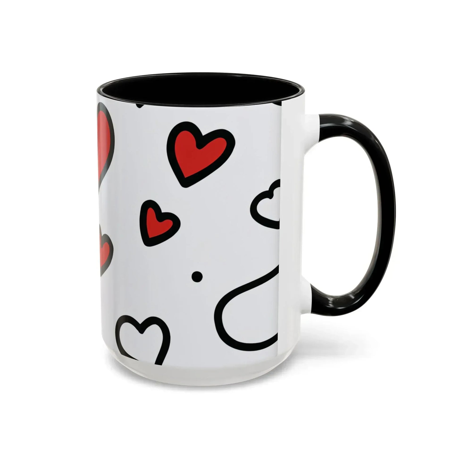 Love Overflow Mug – Accent Coffee Mug (11, 15oz) - KARARMDESIGN