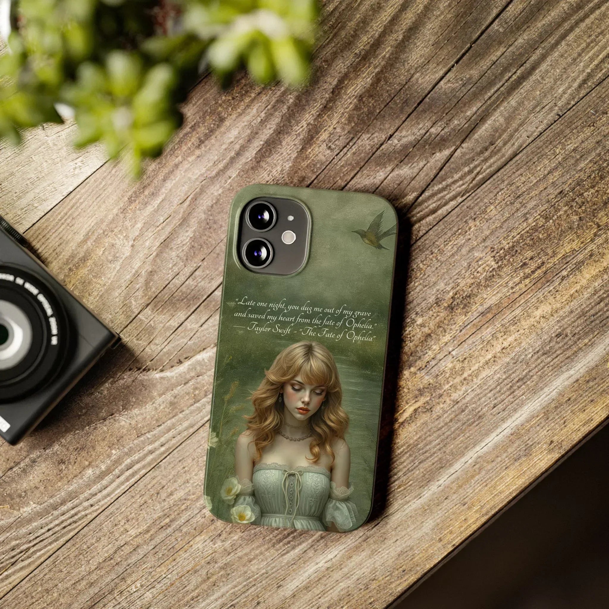 "Melancholic Ophelia" Phone Case for iPhone 11-17 Models - KARARMDESIGN