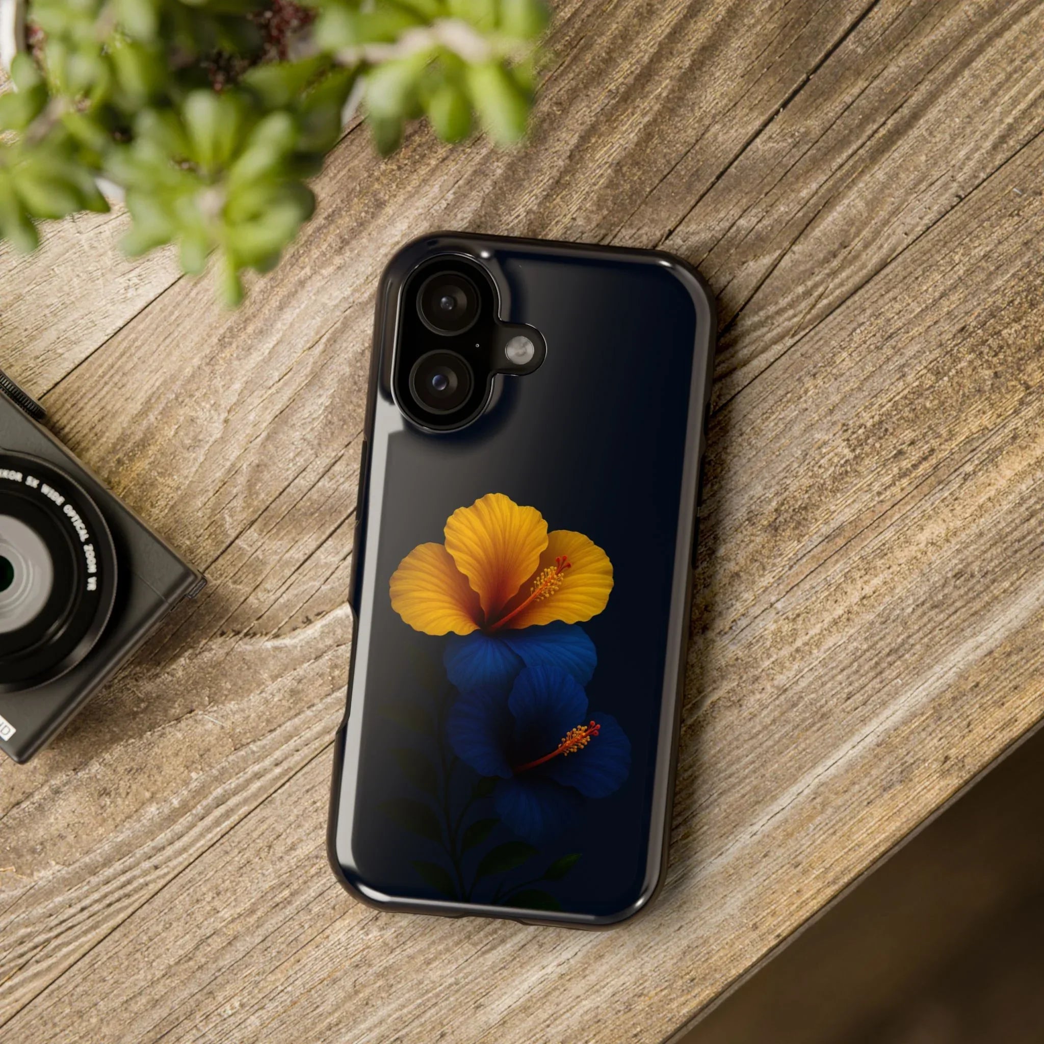 Elegant Hibiscus Phone Case for iPhone 11-17 and Galaxy S21-S22 - KARARMDESIGN