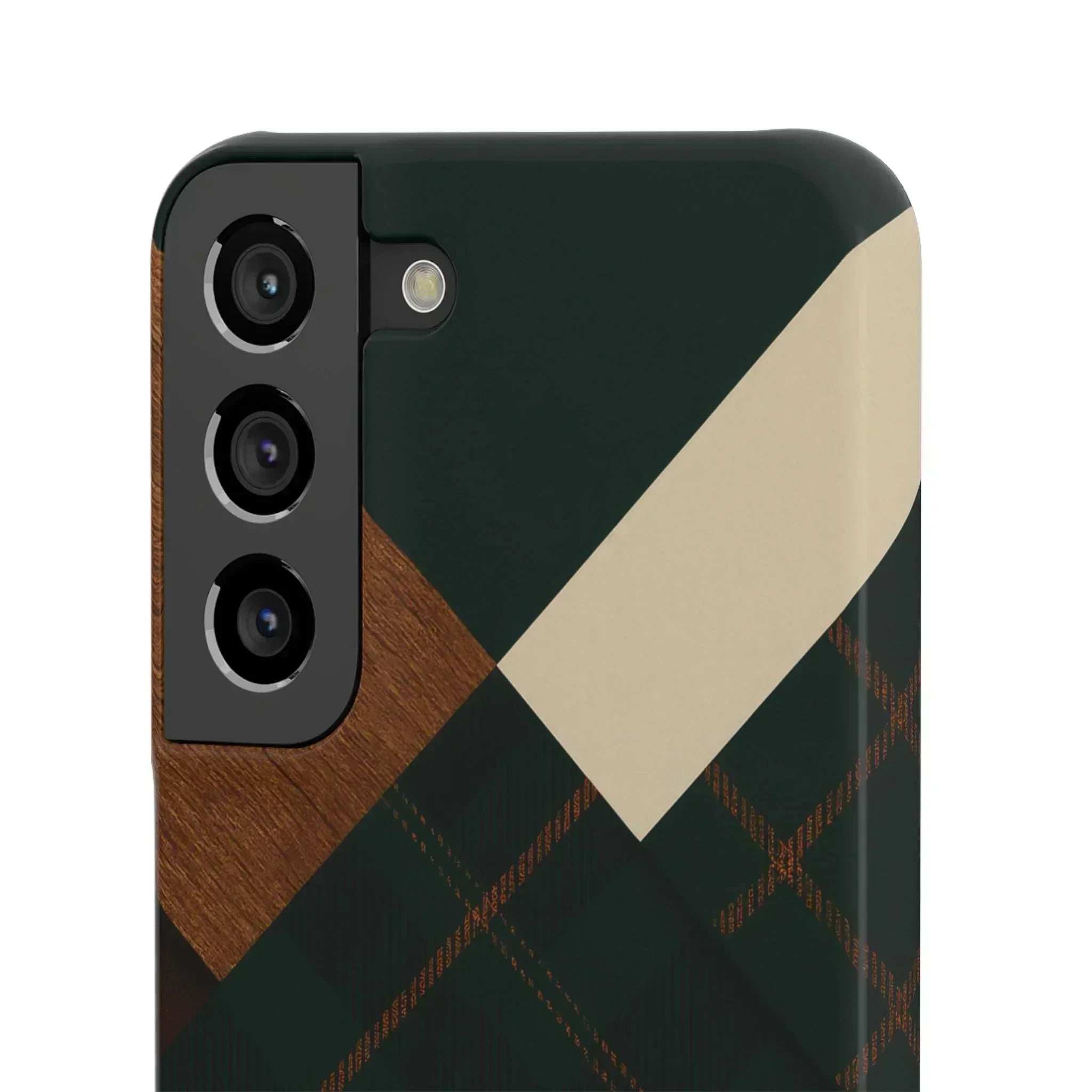 Rustic Green Phone Case for iPhone 8-16 and Galaxy S20-S24 - KARARMDESIGN