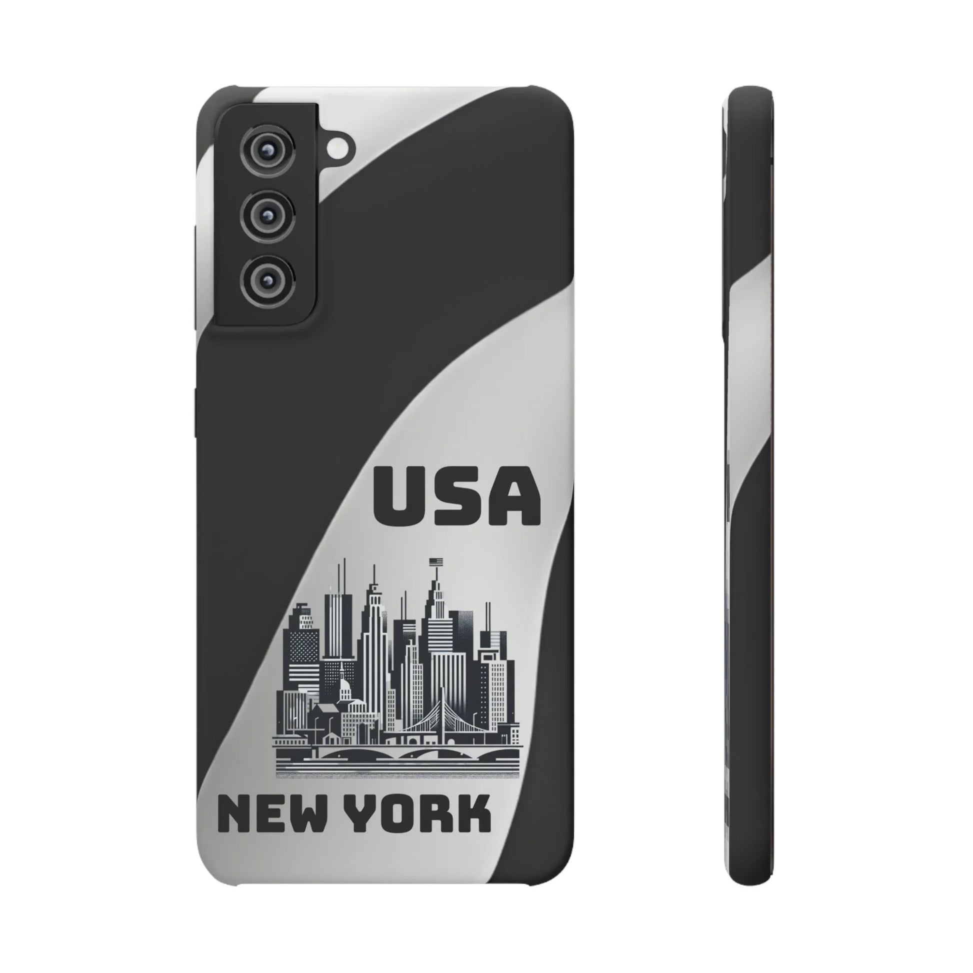 Monochrome New York City Phone Case for iPhone, Galaxy & Pixel - KARARMDESIGN