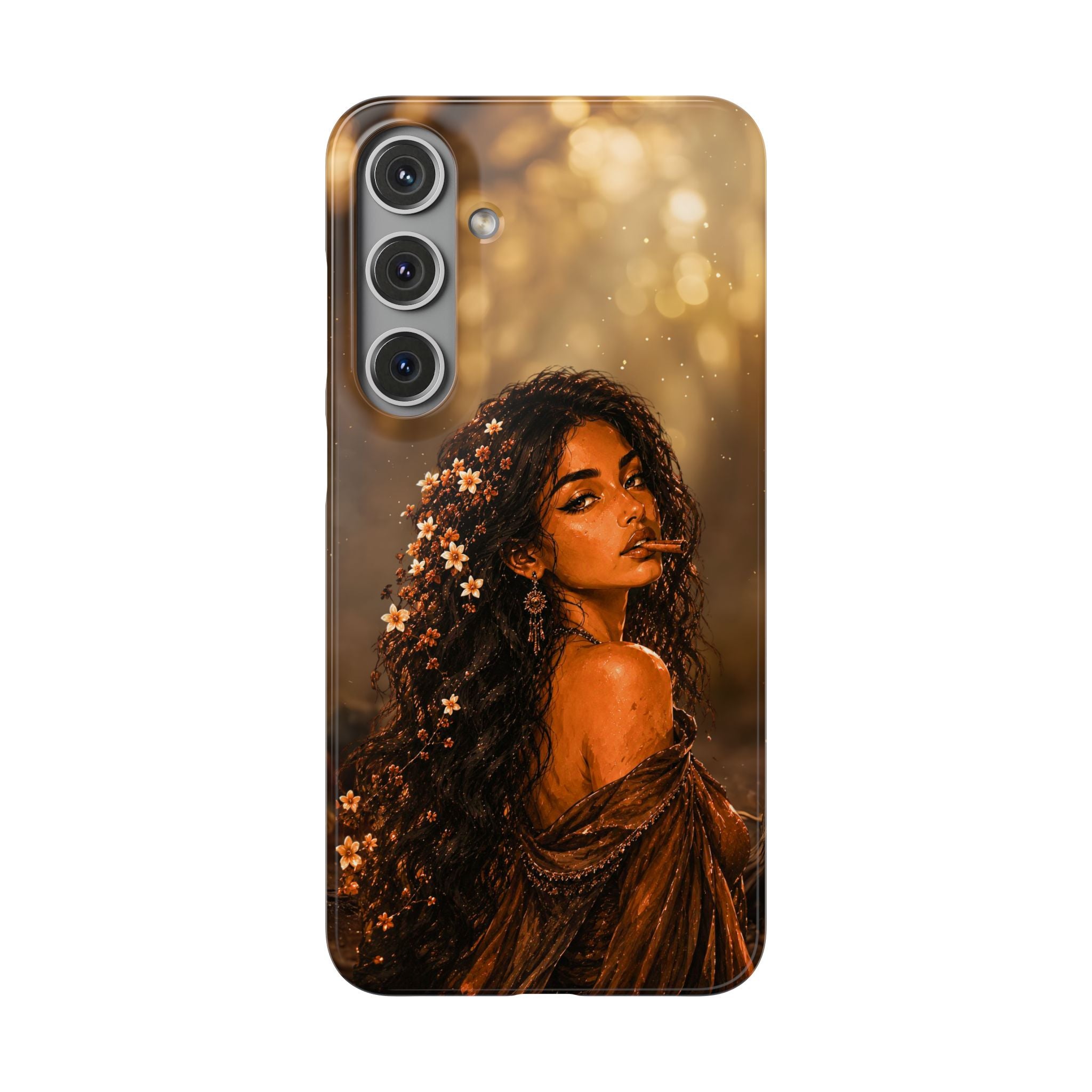 Cinnamon Girl Phone Case for iPhone 11-17 & Samsung Galaxy S20-S26