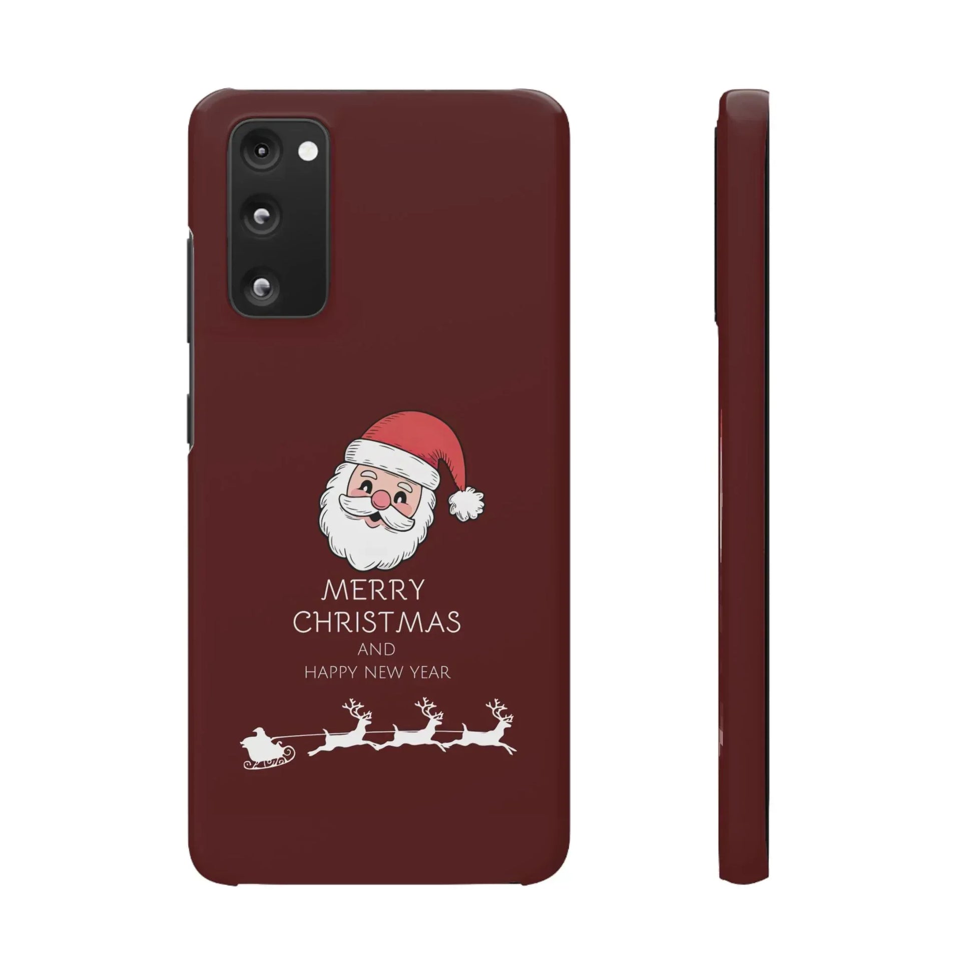 Crimson Claus Phone Case for iPhone 8-17 and Galaxy S20-S25 - KARARMDESIGN