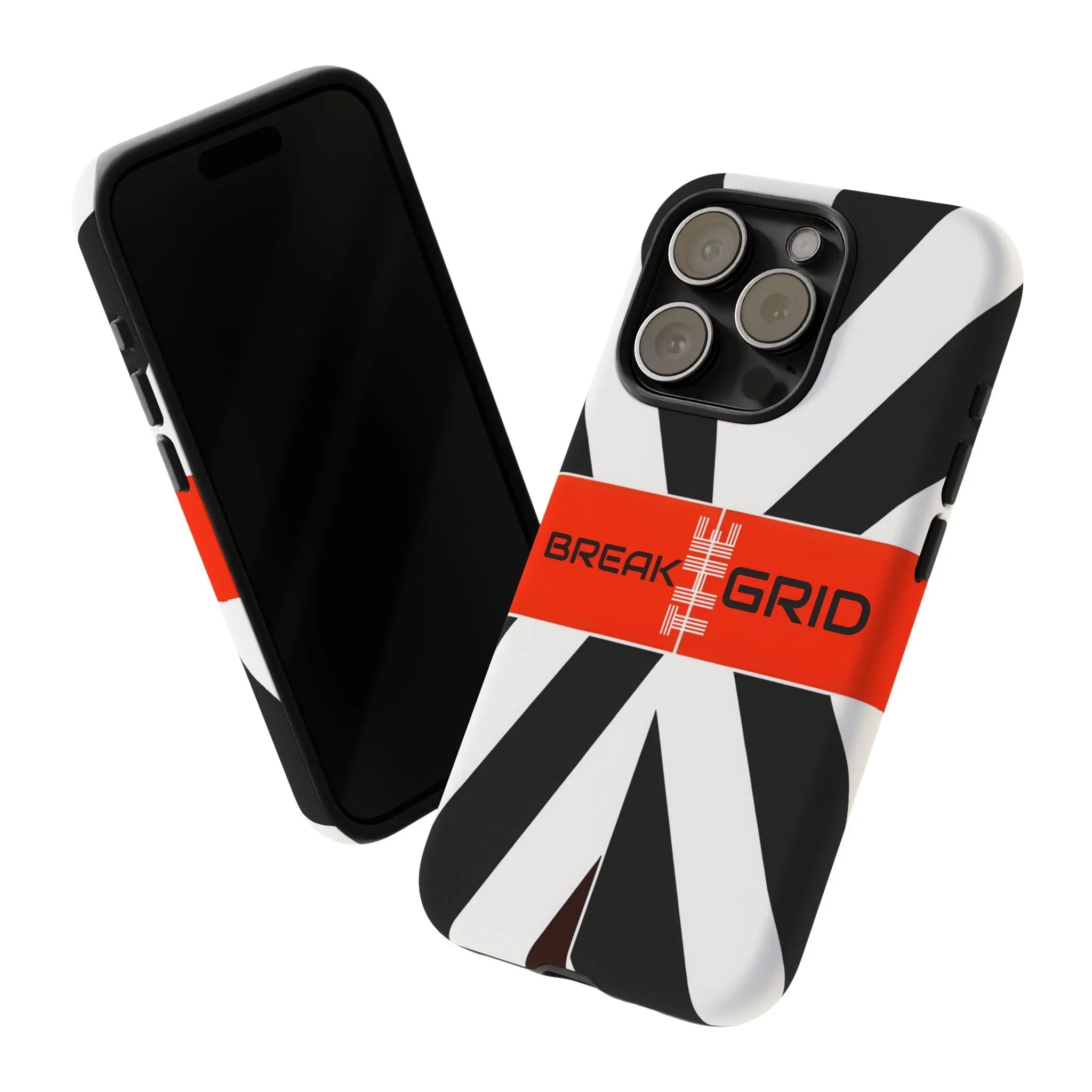 Break The Grid Phone Case for iPhone 11–16 and Galaxy S20–S25 - KARARMDESIGN