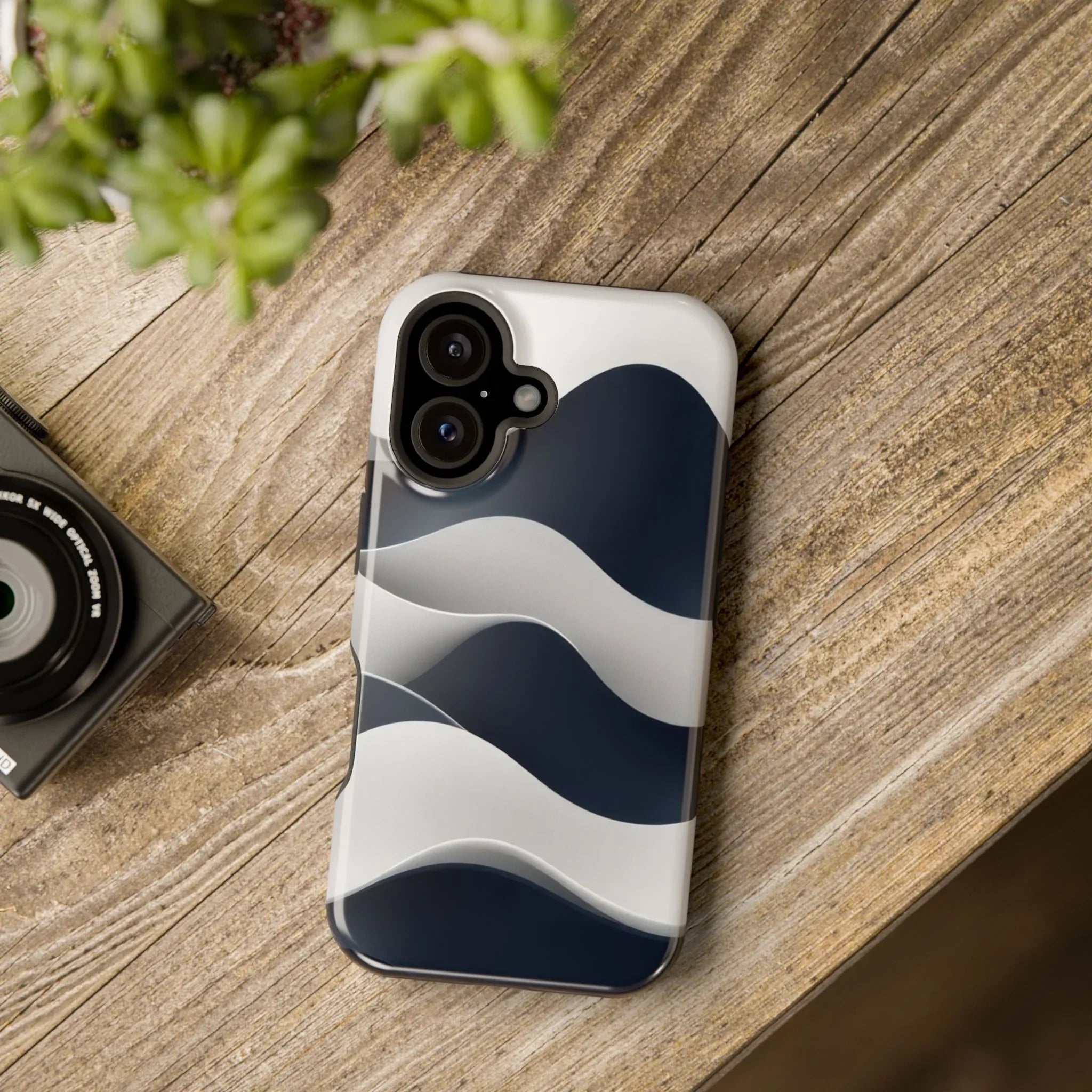 Ocean Flow Phone Case for iPhone 11-17 and Galaxy S21-S22 - KARARMDESIGN