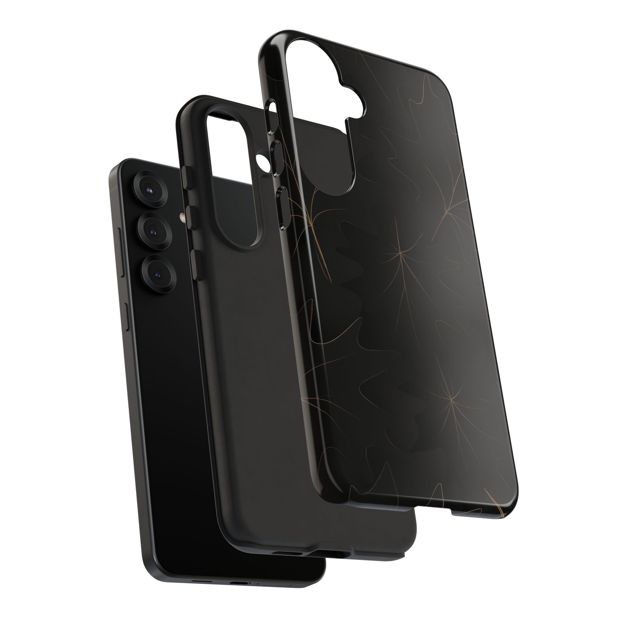 Luxury Fall Leaf Phone Case – Samsung Galaxy S20–S26 & Google Pixel 6-9