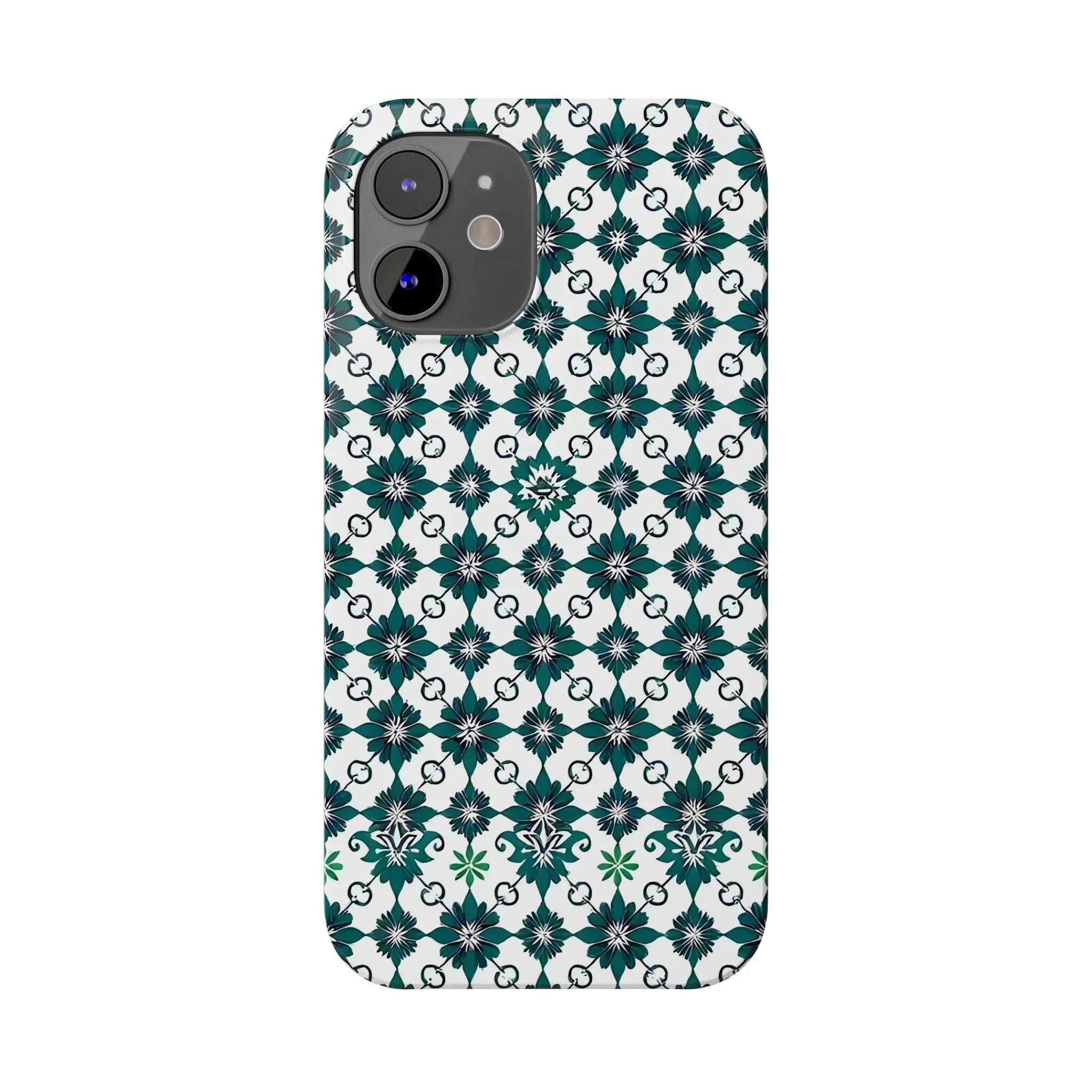 Elegant Geometric Pattern Phone Case for iPhone 11-17 - KARARMDESIGN