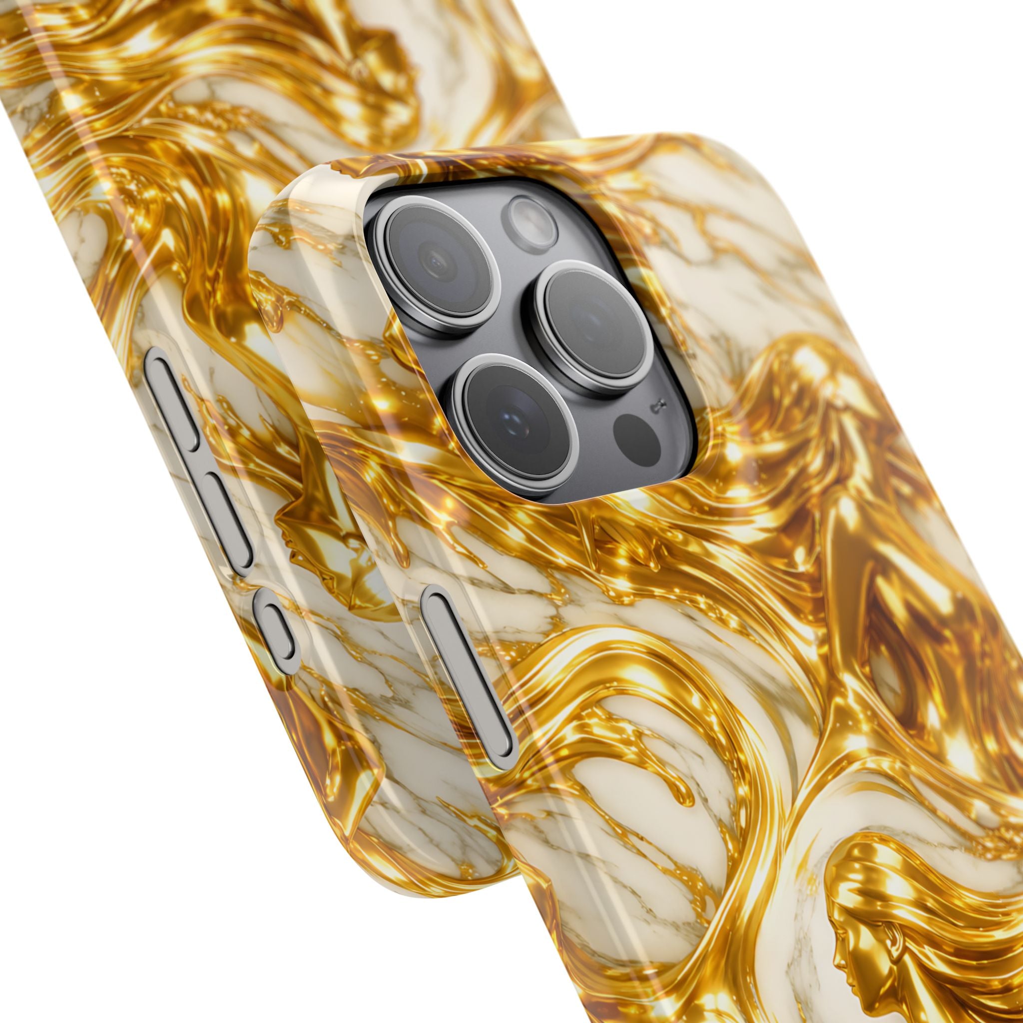 Divine Gold Woman Snap Phone Case for iPhone & Galaxy