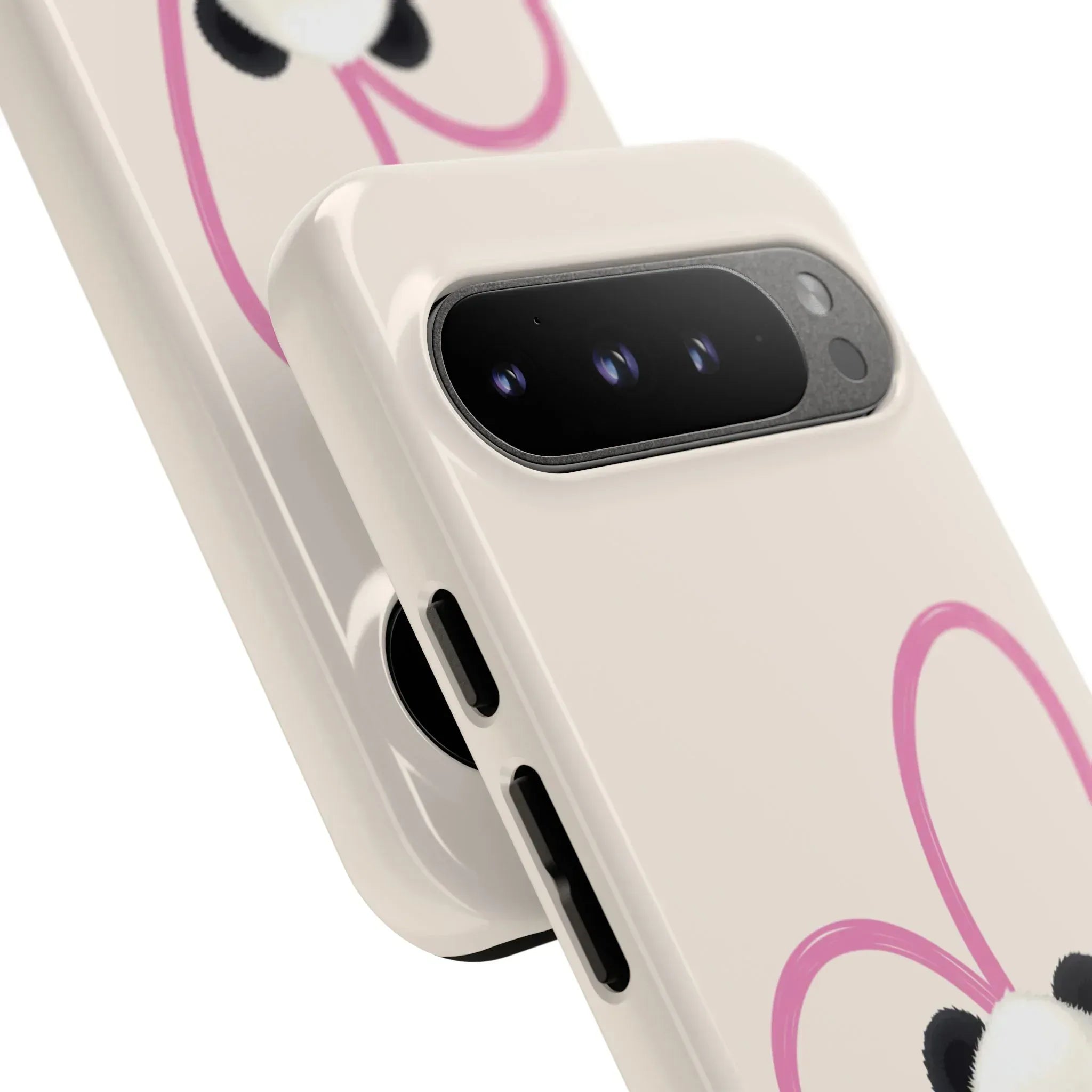 Cute Panda Heart Love Phone Case for Google Pixel up to 9 - KARARMDESIGN