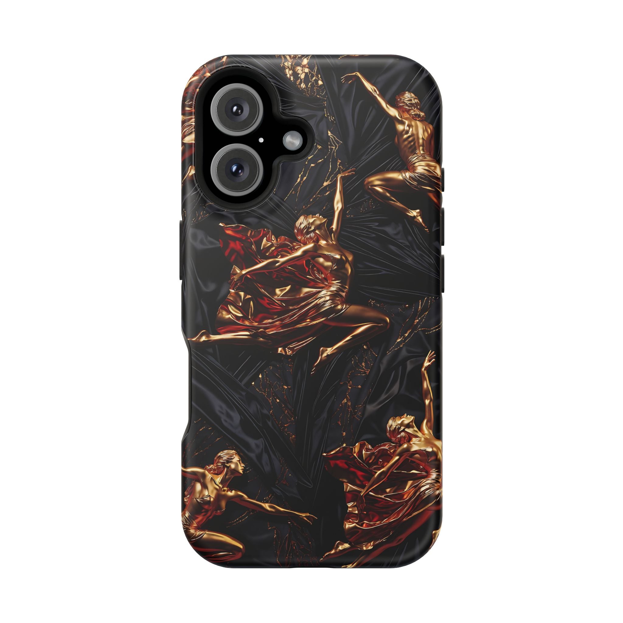 Gold Sculpture Phone Case for iPhone 13-17 & Samsung Galaxy S26