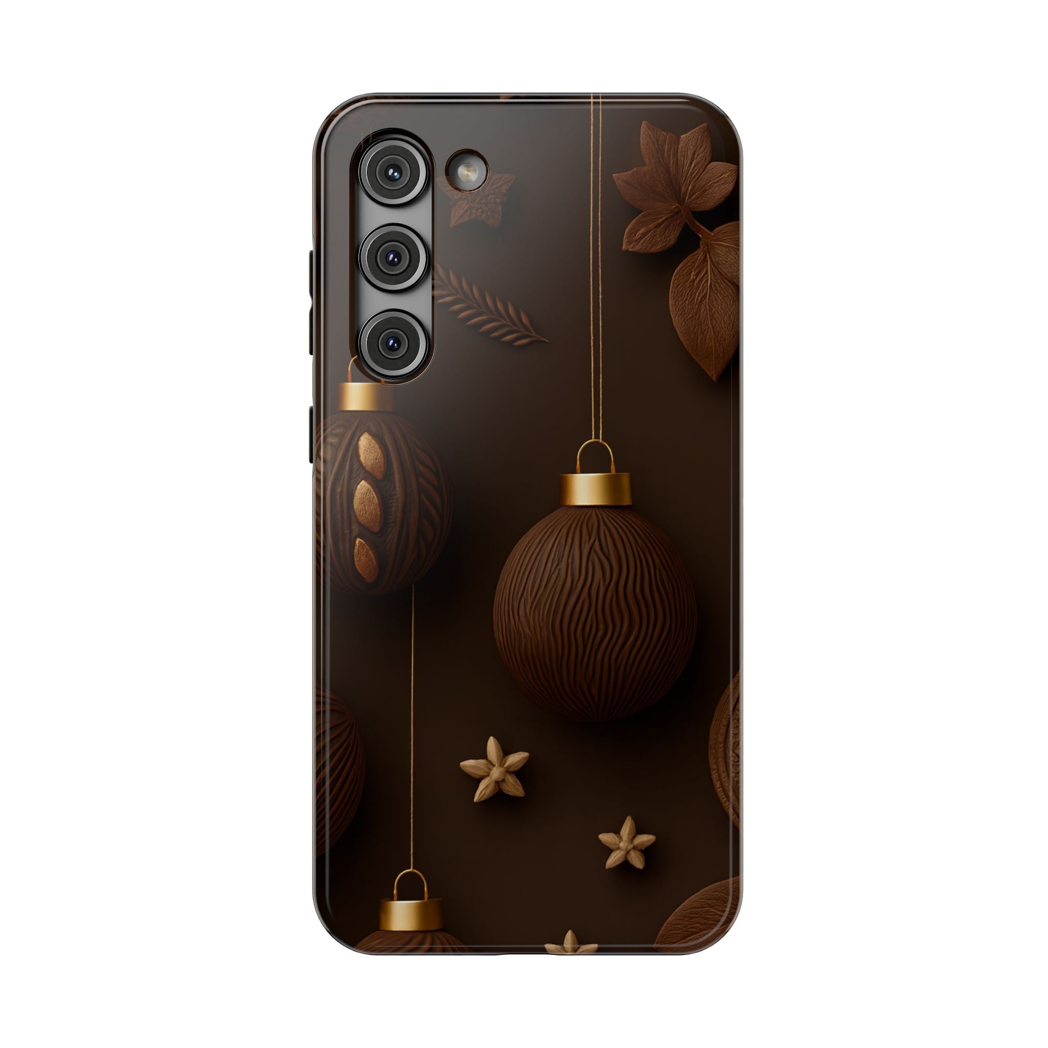 Chocolate Ornaments Phone Case for iPhone 11-17 and Galaxy S22-S26