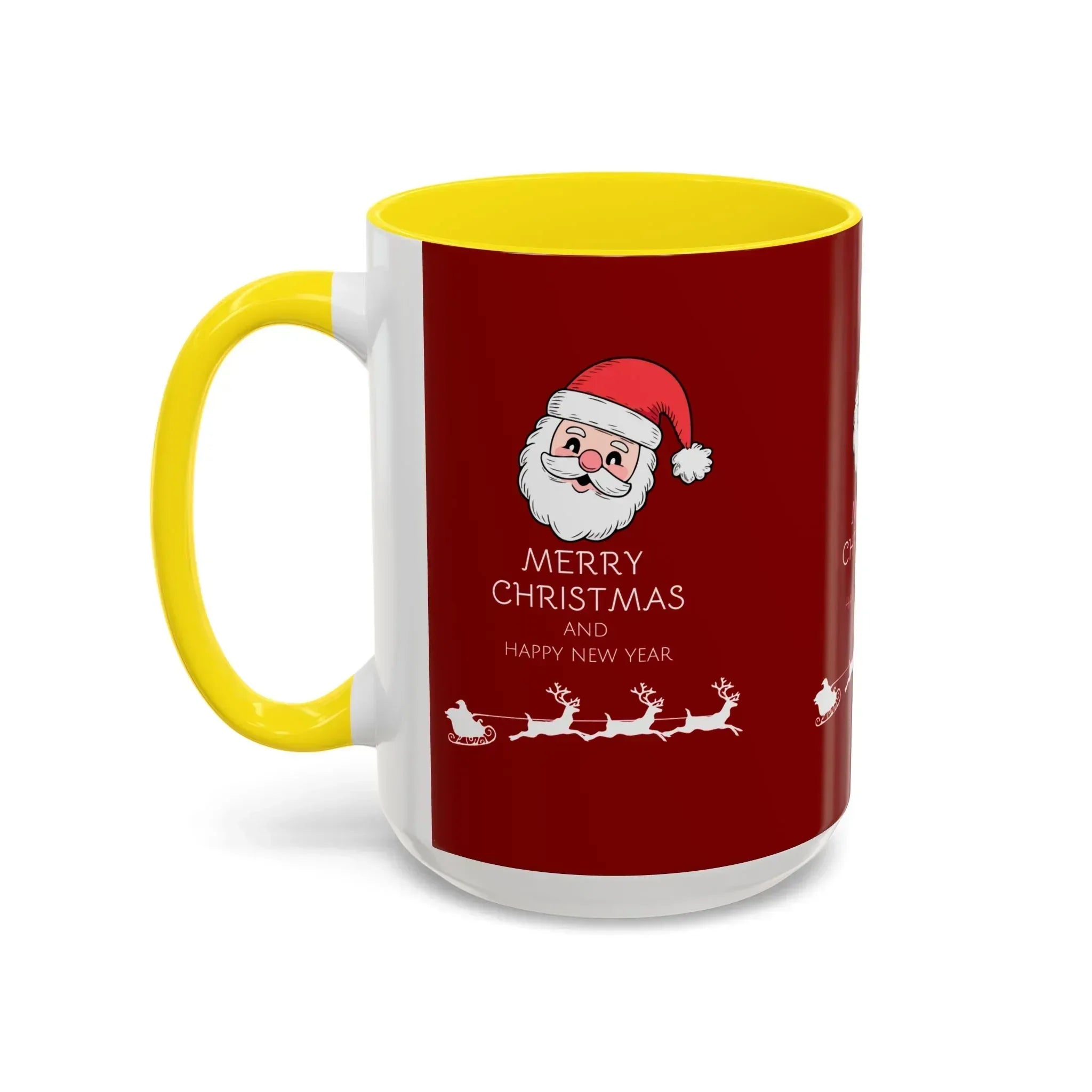 Season’s Smile – Christmas and New Year Accent Coffee Mug (11, 15oz) - KARARMDESIGN