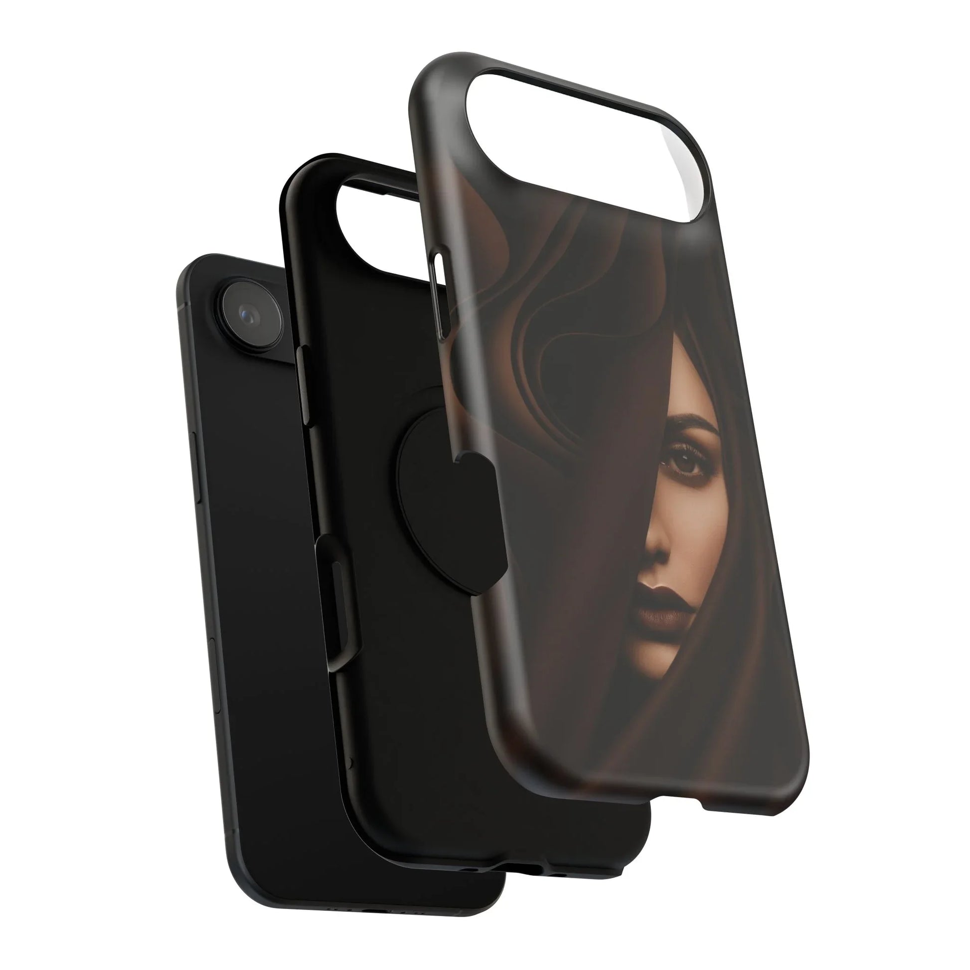 Mystery Woman Phone Case for iPhone 17, Air, Pro, Pro Max - KARARMDESIGN