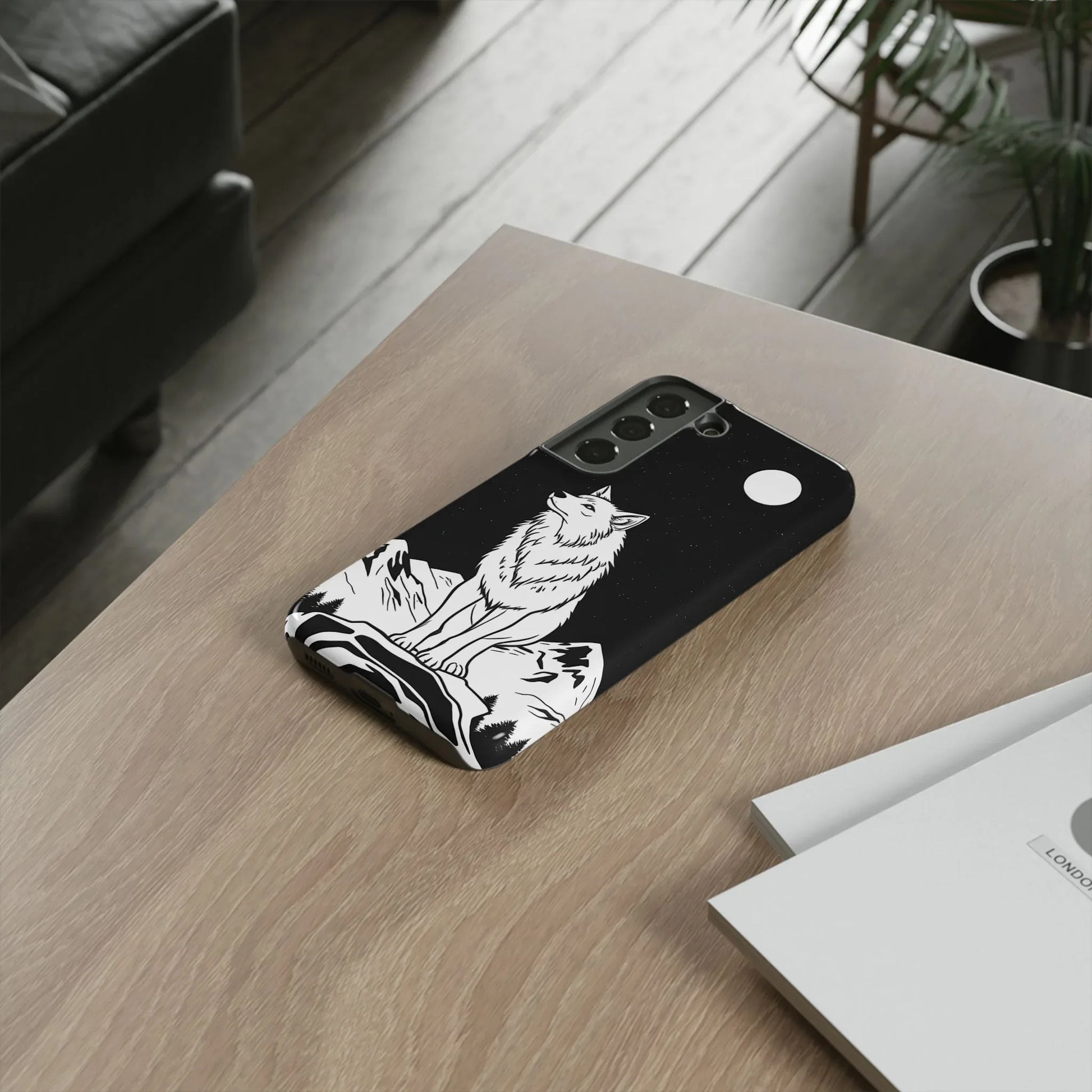 Majestic Wolf Phone Case for iPhone and Galaxy - KARARMDESIGN