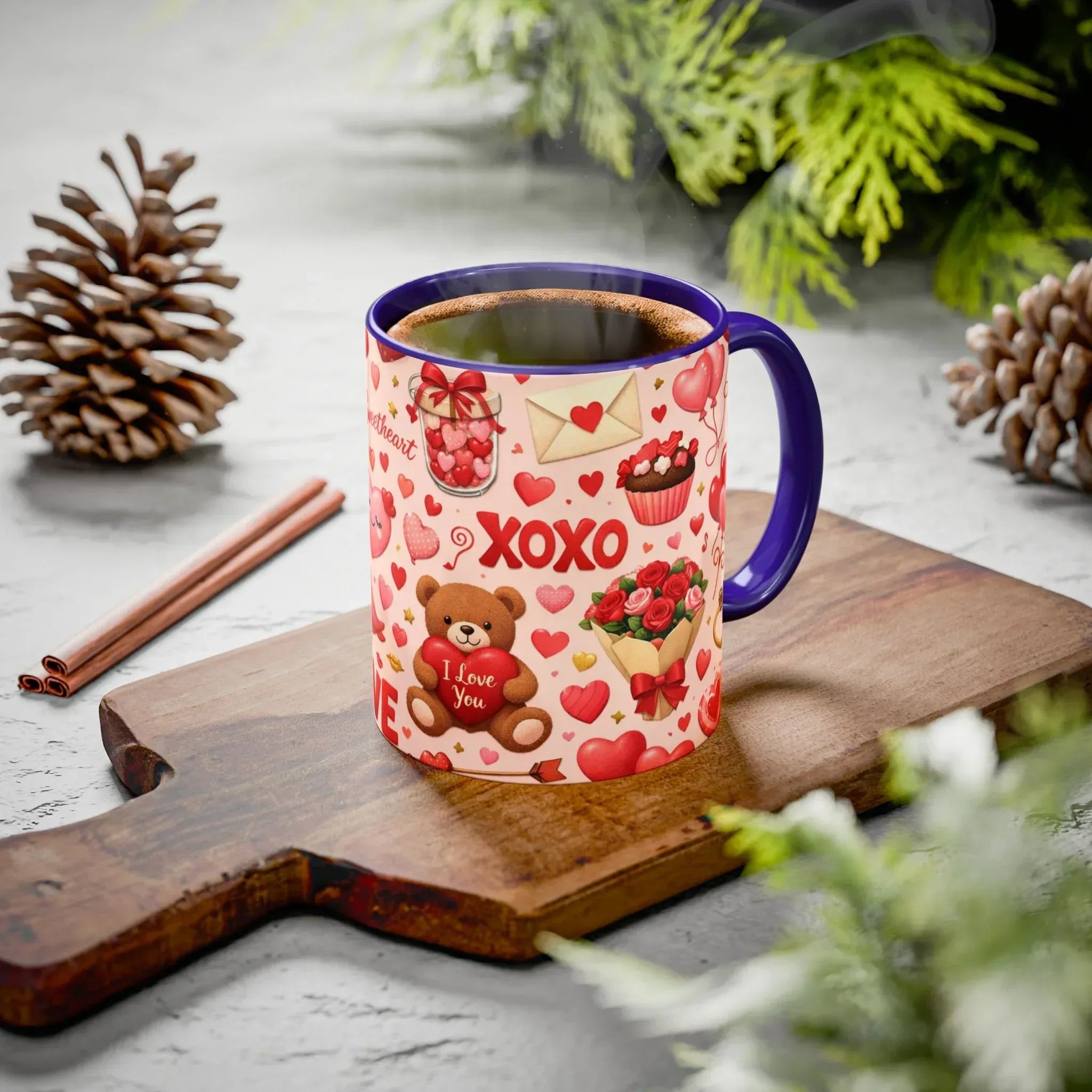 Sweetheart Love Mug - Colorful Mugs (11oz, 15oz) - KARARMDESIGN